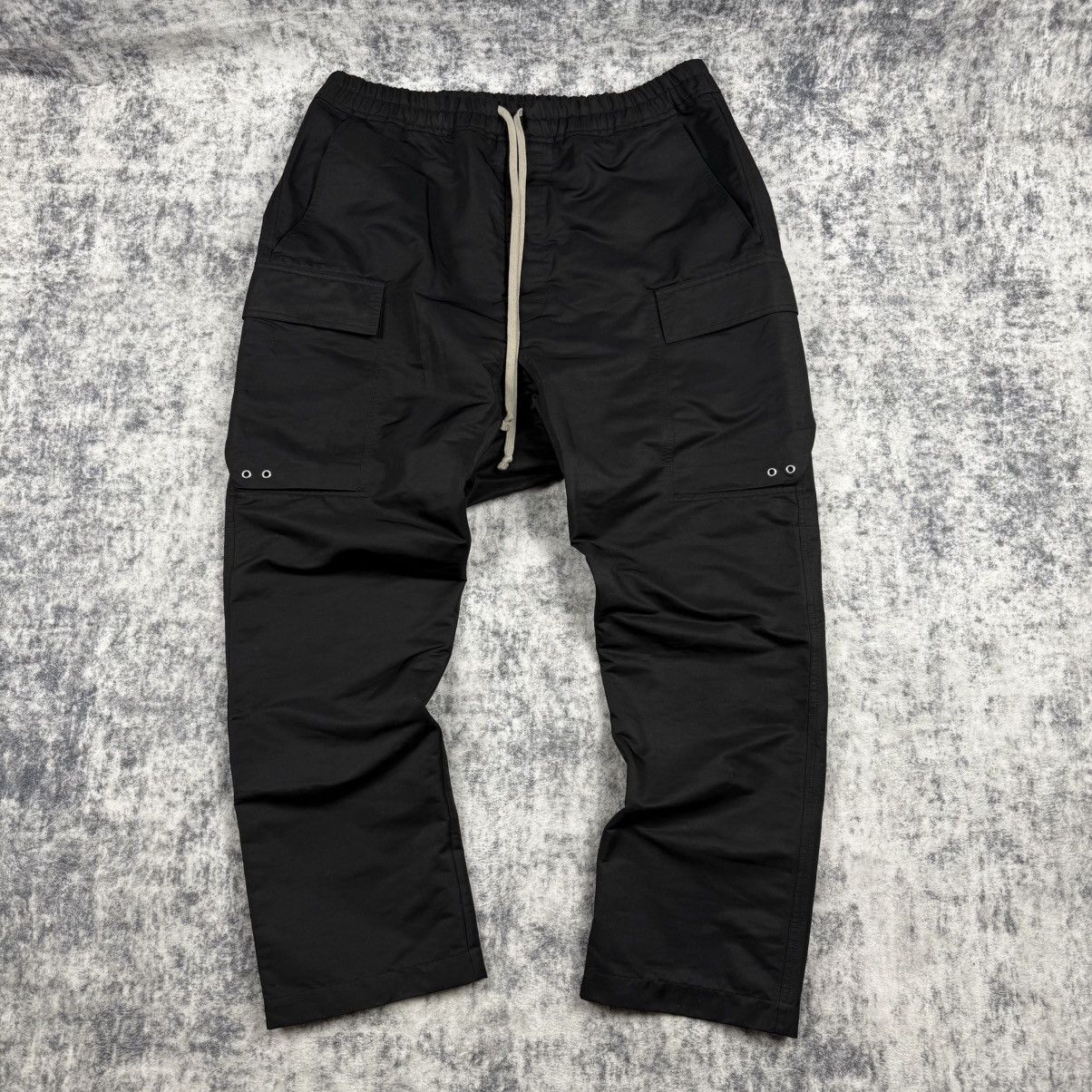 Rick Owens Rick Owens FW/23 Luxor Cargo Nylon ‘Black’ Pants Size US 34 / EU 50 - 1 Thumbnail