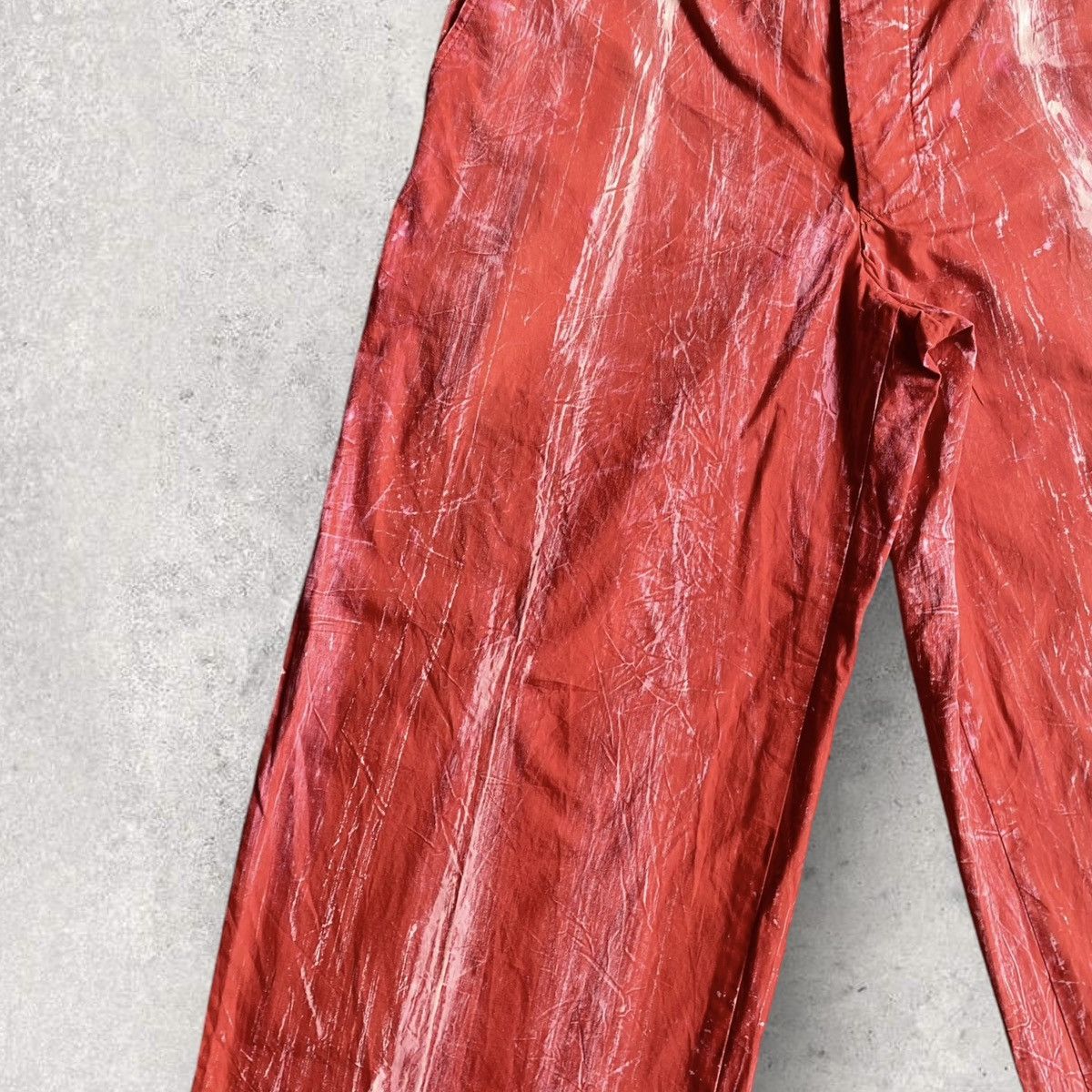 Dries Van Noten Dries Van Noten Red Degraded Pants Size US 30 / EU 46 - 6 Thumbnail