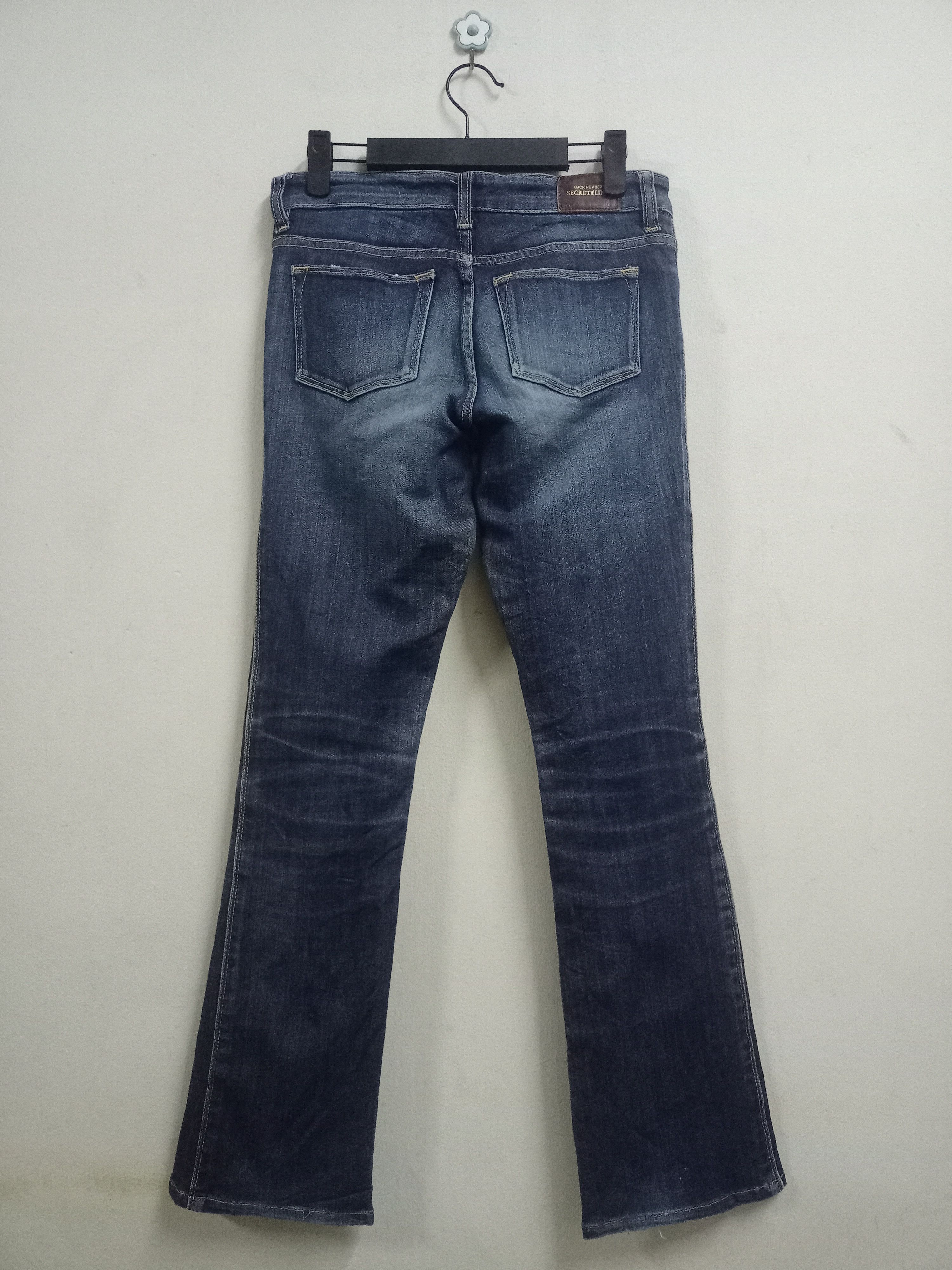 Japanese Brand Vintage Japanese Brand Blue Wash Flare Jeans Size 30" / US 8 / IT 44 - 2 Thumbnail