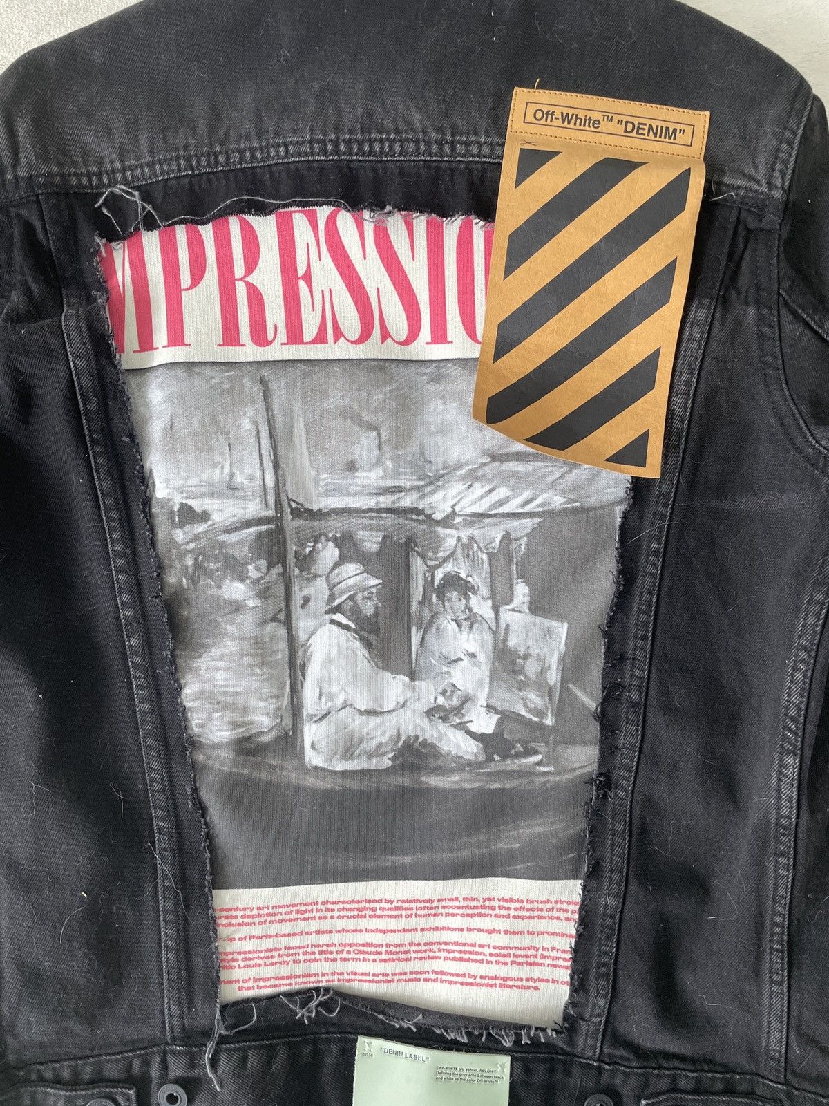 Impressionism denim jacket shop