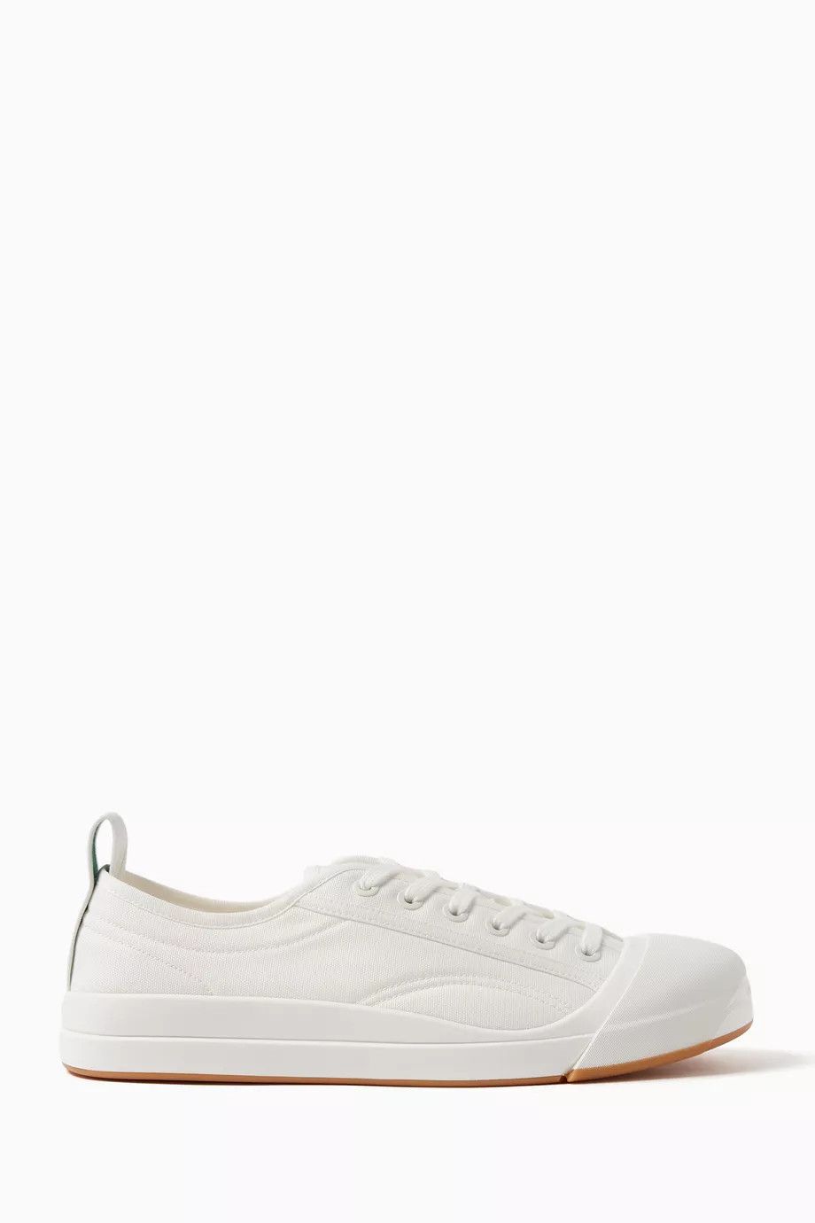 Bottega Veneta o1y0526 Low-Top Sneakers in White Size US 6 / EU 39 - 1 Thumbnail
