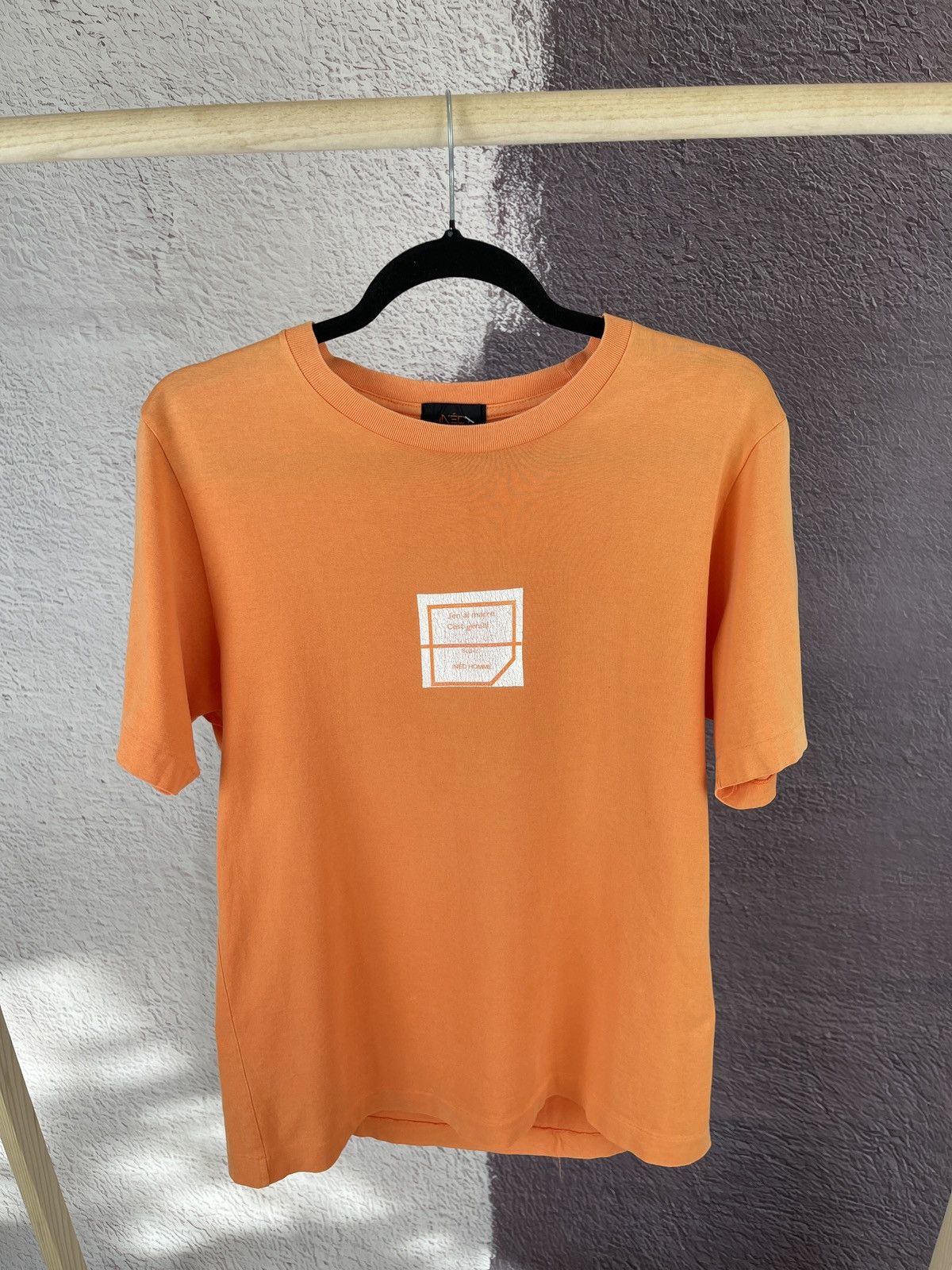 Japanese Brand Ined Homme vintage big logo Yohji Yamamoto single stitch tee Size US S / EU 44-46 / 1 - 1 Thumbnail