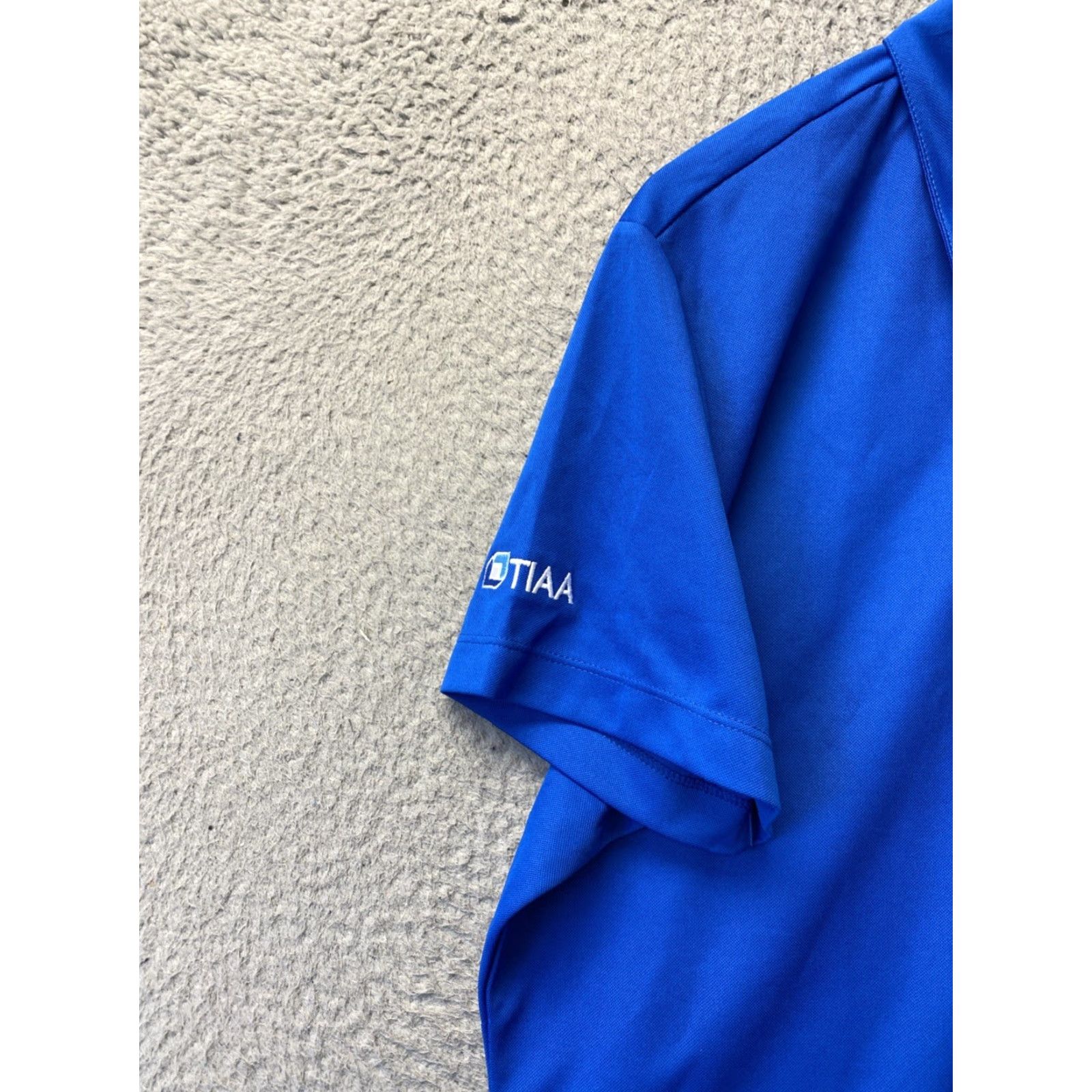 Nike Nike Golf Dri-Fit Polo Women's Shirt XXL Blue Embroidery 2XL Adult Womens Nike Golf Polo Shirt Size ONE SIZE - 4 Thumbnail