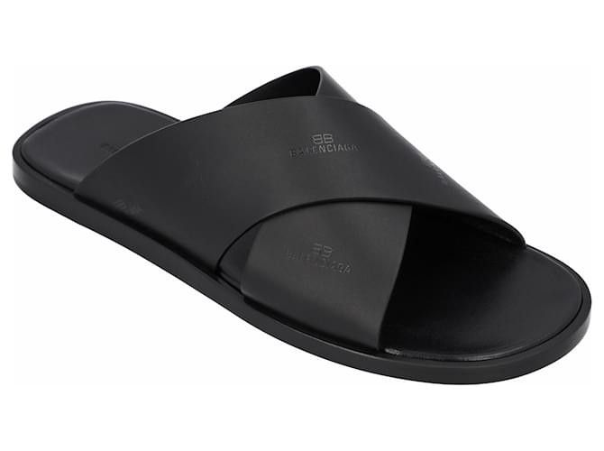 Balenciaga o1w1db10526 Cosy Sandals in Black Size US 7 / EU 40 - 1 Thumbnail