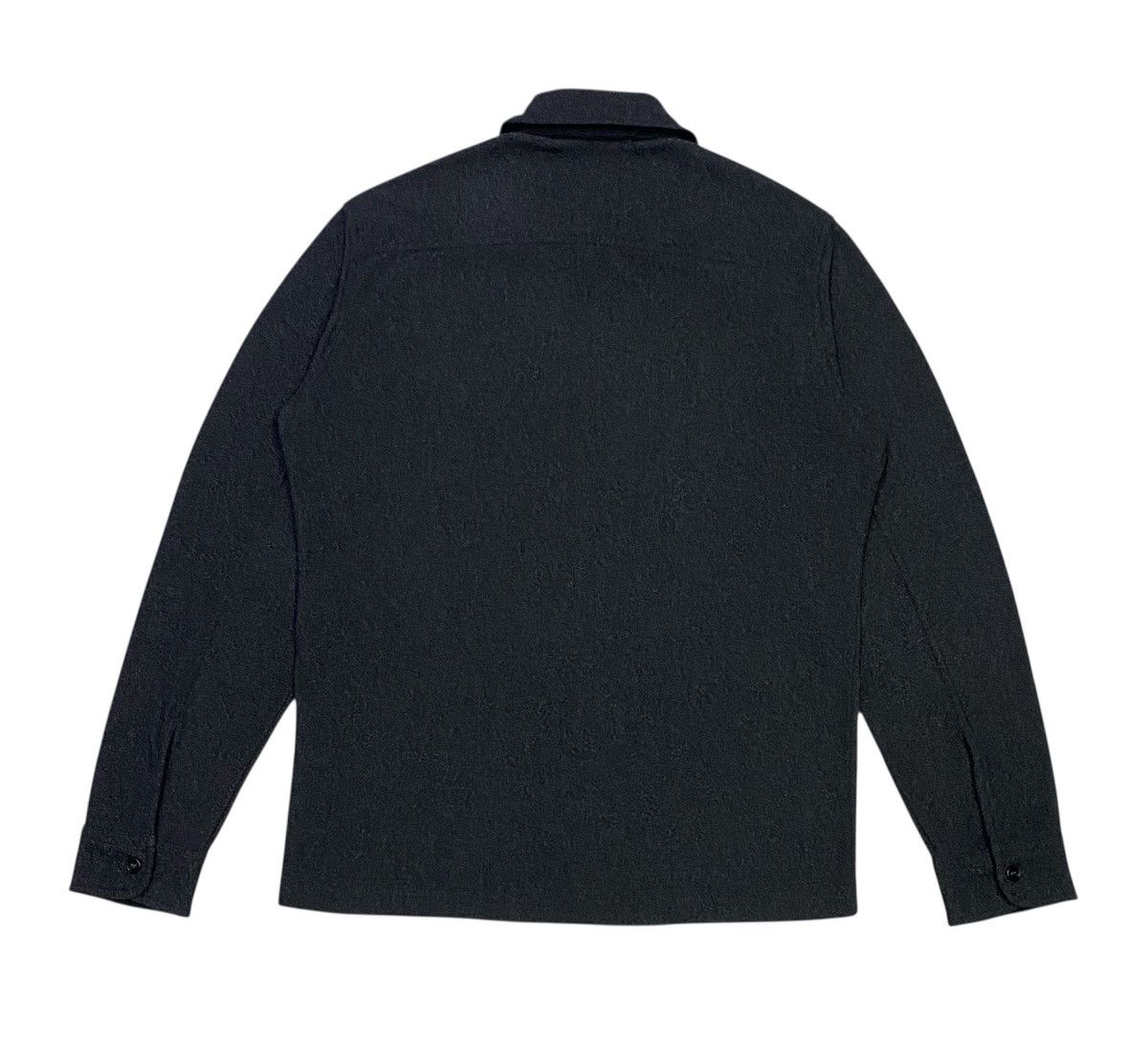 Prada Vintage Prada Fleece Double Pocket Button Ups Shirt Size US L / EU 52-54 / 3 - 3 Thumbnail