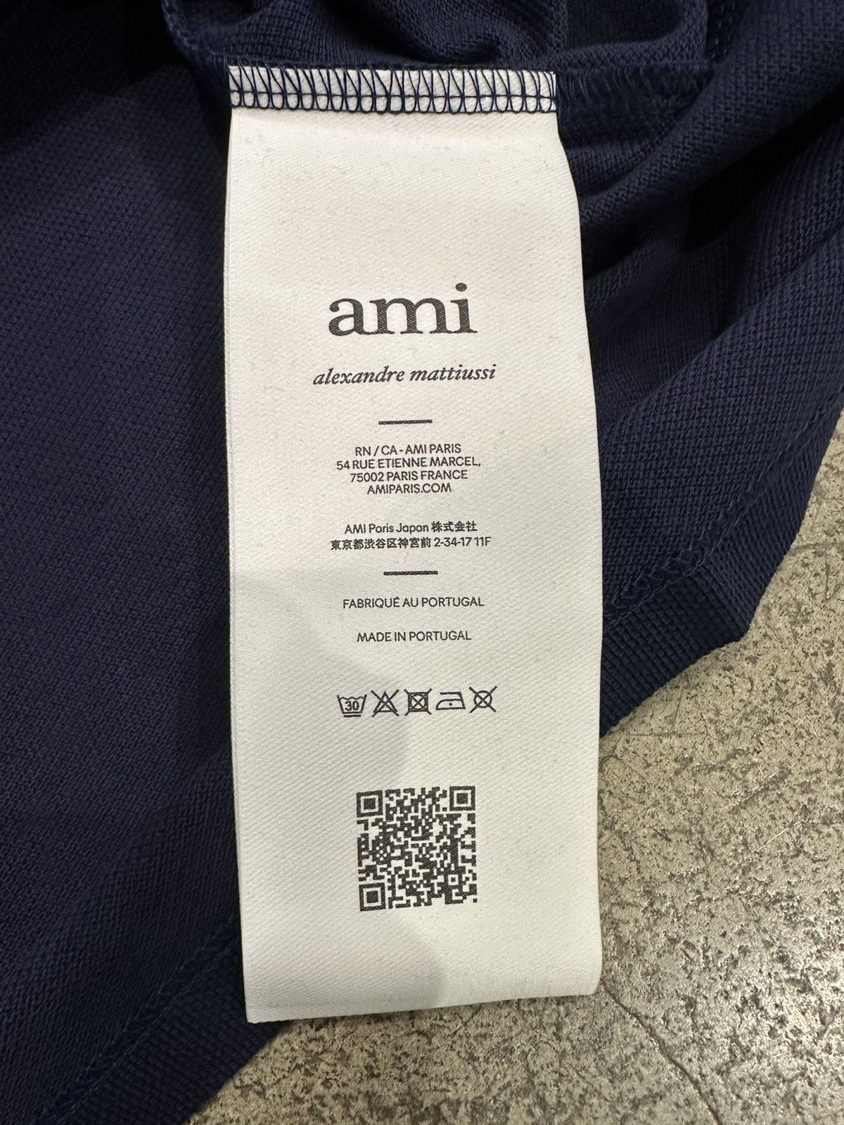 AMI AMI - ADC Polo Night Blue Size US XL / EU 56 / 4 - 4 Thumbnail