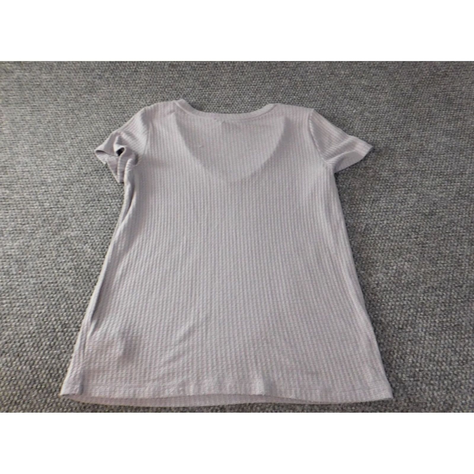Express Express Blouse Shirt Women M Purple V-Neck Pullover Knit Stretch Casual Top Size M / US 6-8 / IT 42-44 - 7 Thumbnail