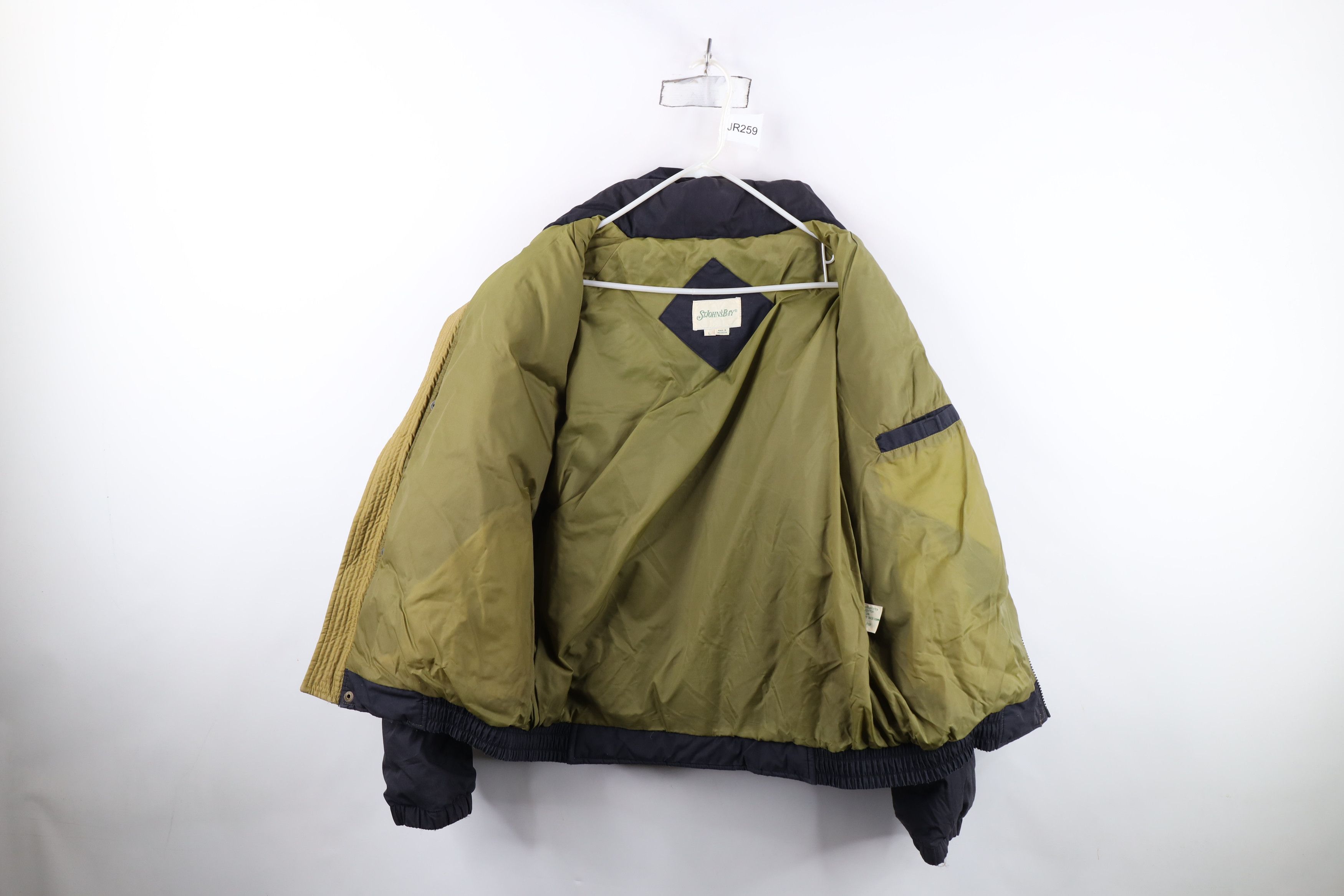 Vintage Vintage 90s Streetwear Duck Down Puffer Jacket Charcoal Gray Size US L / EU 52-54 / 3 - 10 Thumbnail