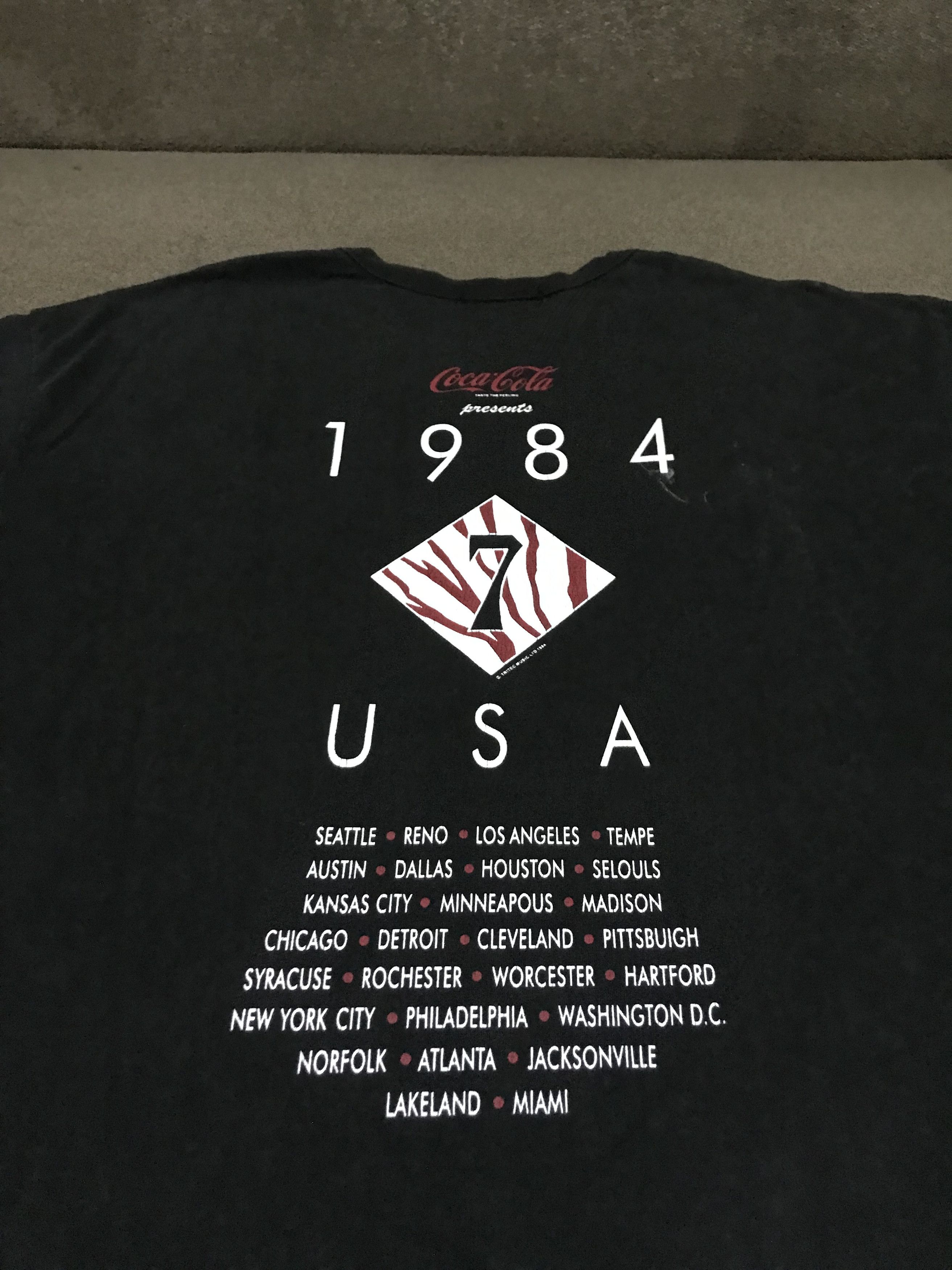 Band Tees Vtg Rare 80s Duran Duran Tour Shirt Depeche Mode the police Size US XL / EU 56 / 4 - 3 Thumbnail