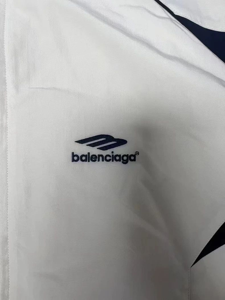 Balenciaga Balenciaga Balenciaga 23FW White Black Tracksuit Jacket-25 Size US XXS / EU 40 - 3 Thumbnail
