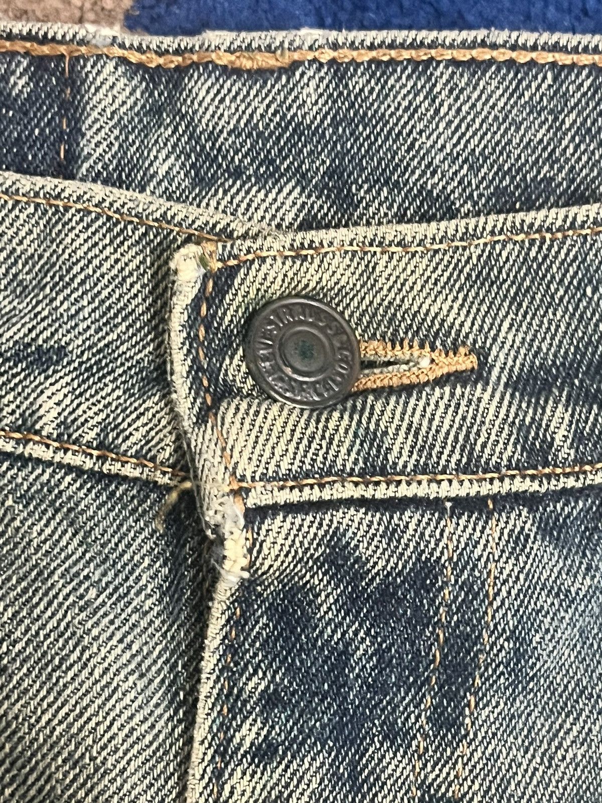 Levi's Levis 550 Orange Tab Distressed Denim Size US 29 - 3 Thumbnail