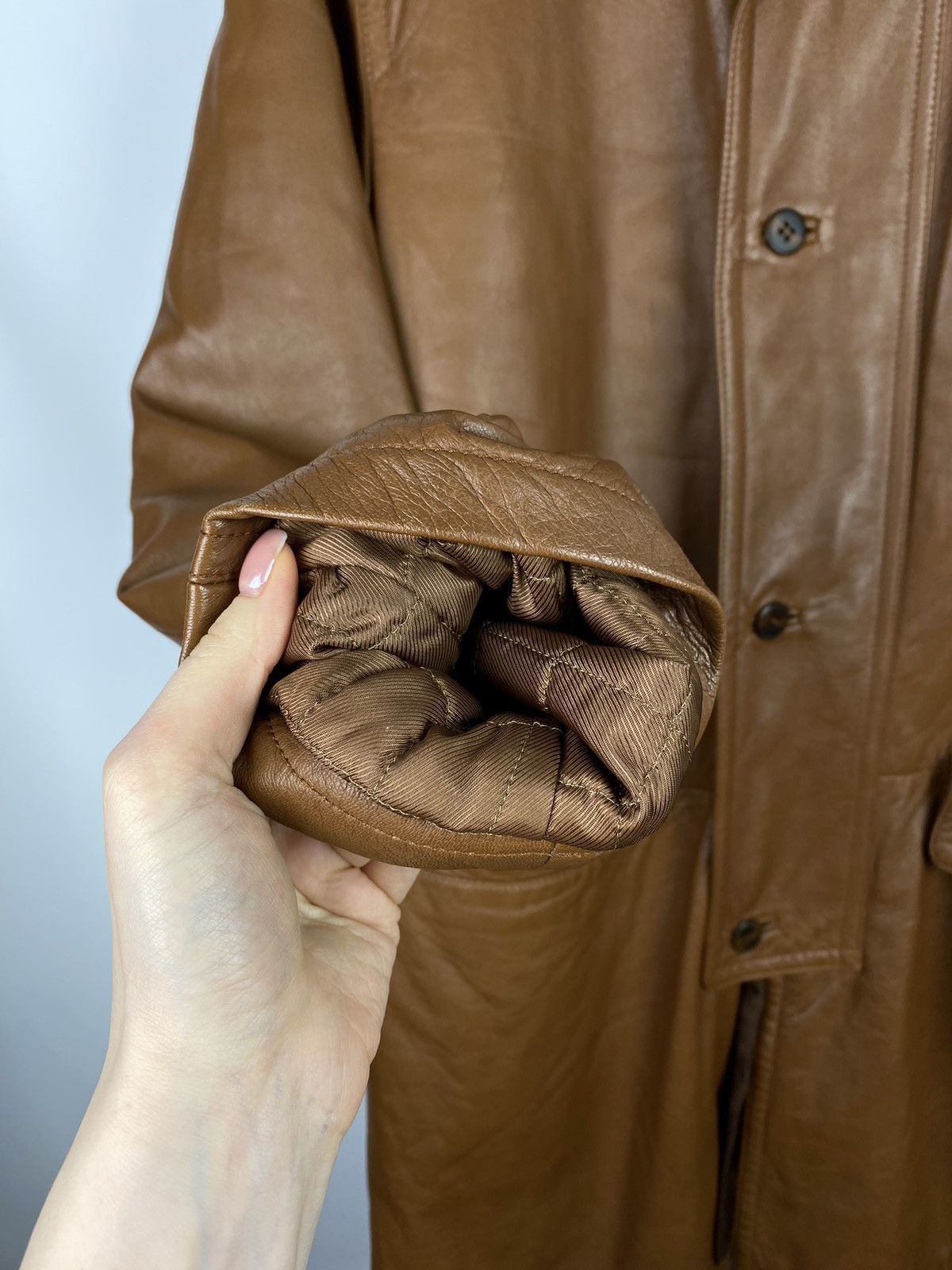 Mandelli Enrico Mandelli vintage real leather men’s coat jacket Size US L / EU 52-54 / 3 - 10 Thumbnail