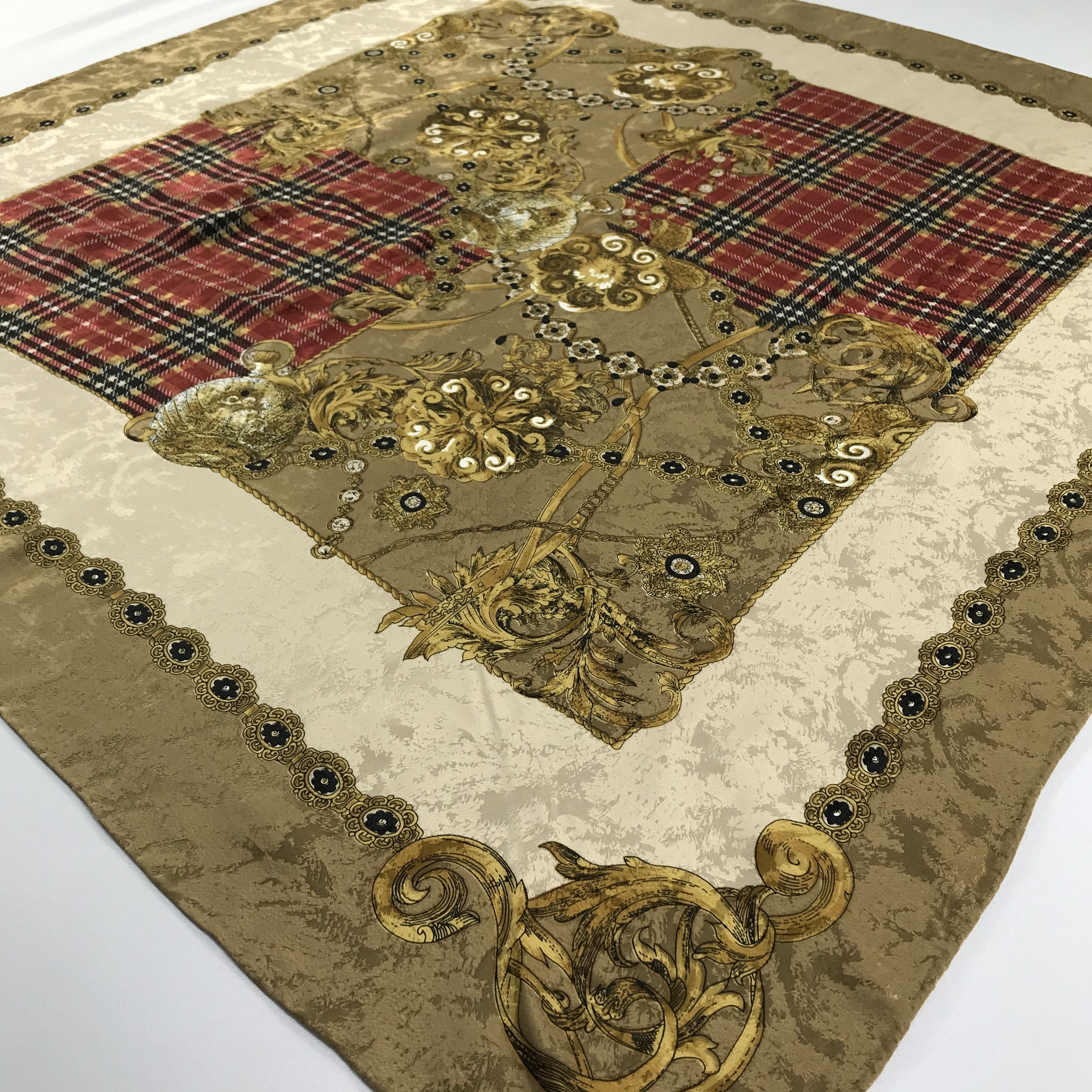 Vintage Vintage Silk Scarf Size ONE SIZE - 3 Thumbnail