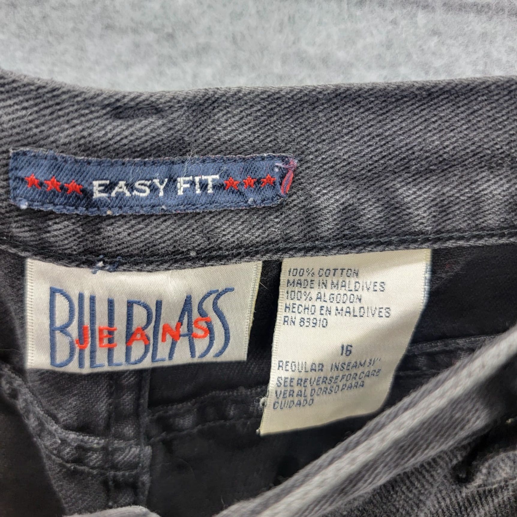 Bill Blass Bill Blass Easy Fit Jeans Womens Size 16 Black mom high rise vintage Pants Size 38" / US 16 / IT 52 - 7 Thumbnail