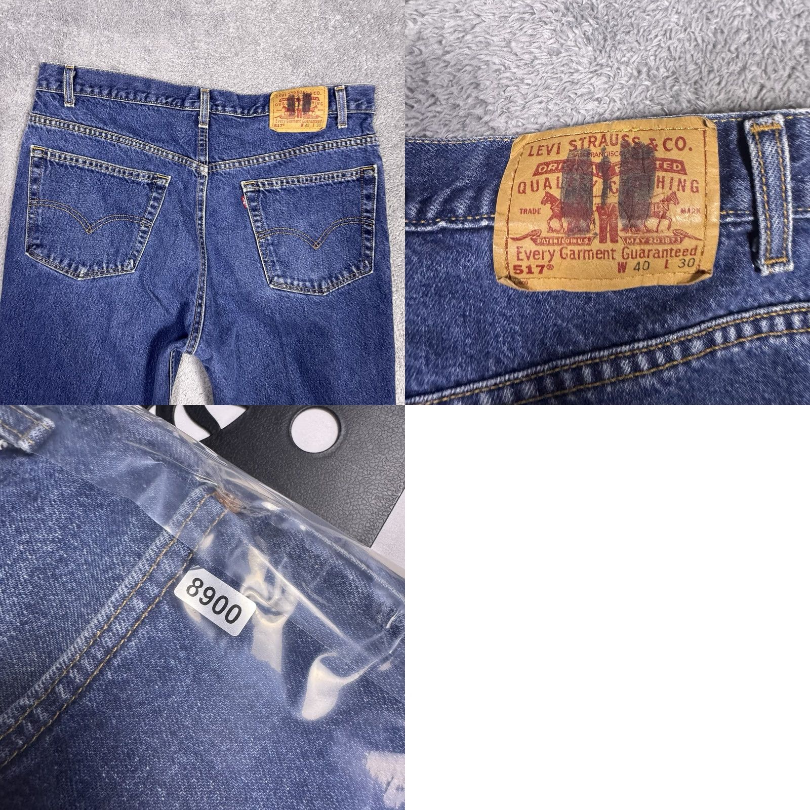 Levi's VINTAGE Levi's 517 Jeans Men 38x28 USA Made Bootcut Western Cowboy Batwing 90s Y2K Style Mens Jeans Size US 38 / EU 54 - 9 Thumbnail
