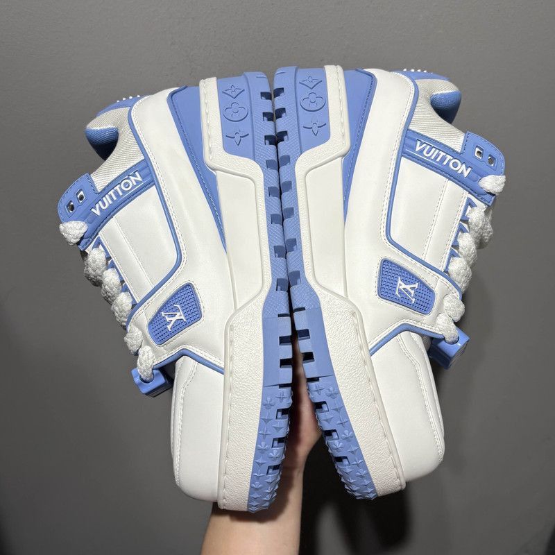 Louis Vuitton Louis Vuitton Trainer Maxi Low Top Sneakers -2505 Size US 7 / IT 37 - 8 Thumbnail