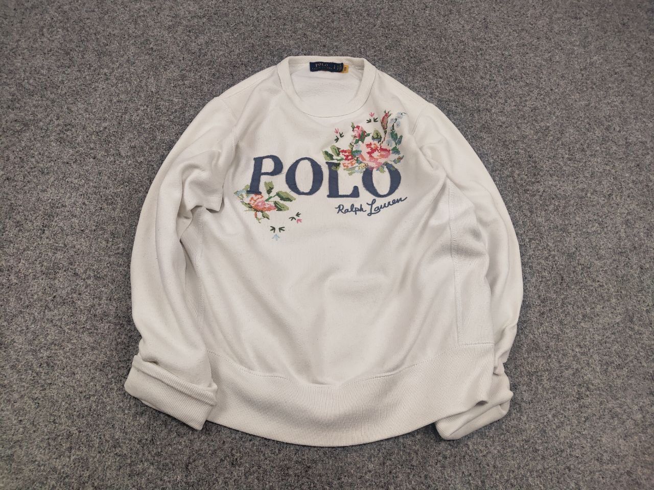 Polo Ralph Lauren Polo ralph lauren embroidered Crew Chek Sweatshirt Y2K Style Size S / US 4 / IT 40 - 2 Thumbnail