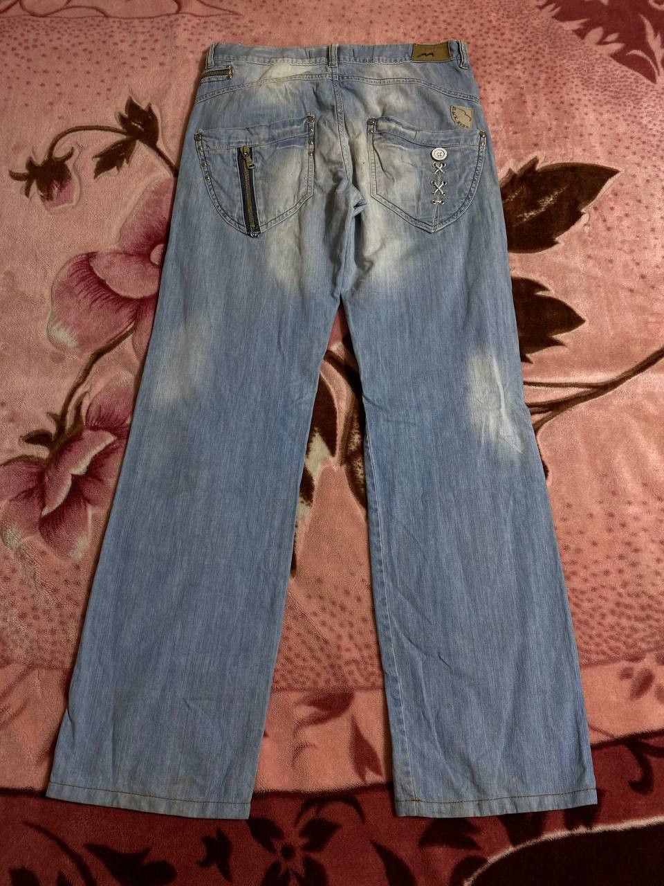 Japanese Brand × Vintage Vintage pants Denim y2k distressed punk Japan style Size US 34 / EU 50 - 21 Thumbnail