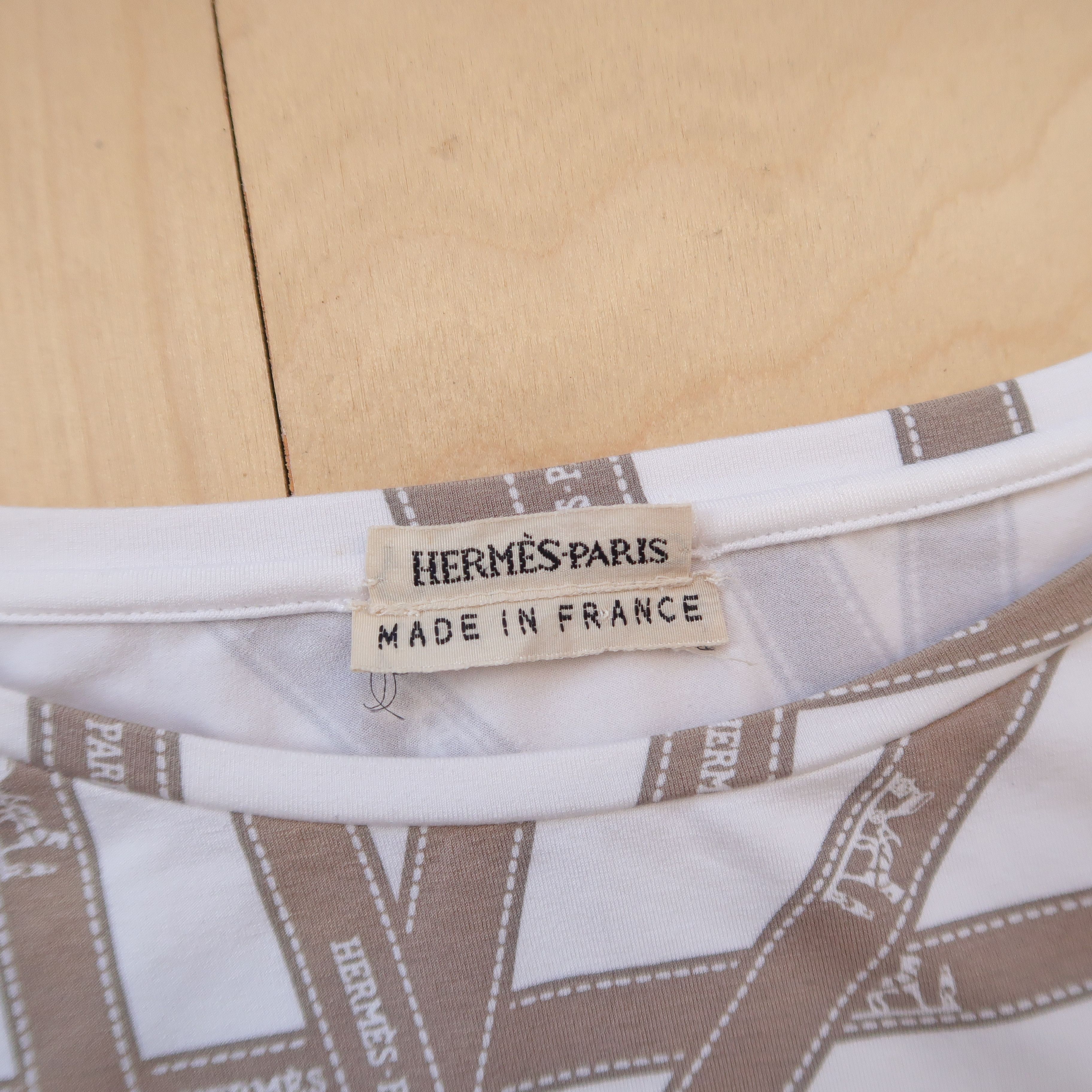 Hermes Hermes Margiela Era Ribbon Long Sleeve Tee Size US M / EU 48-50 / 2 - 3 Thumbnail