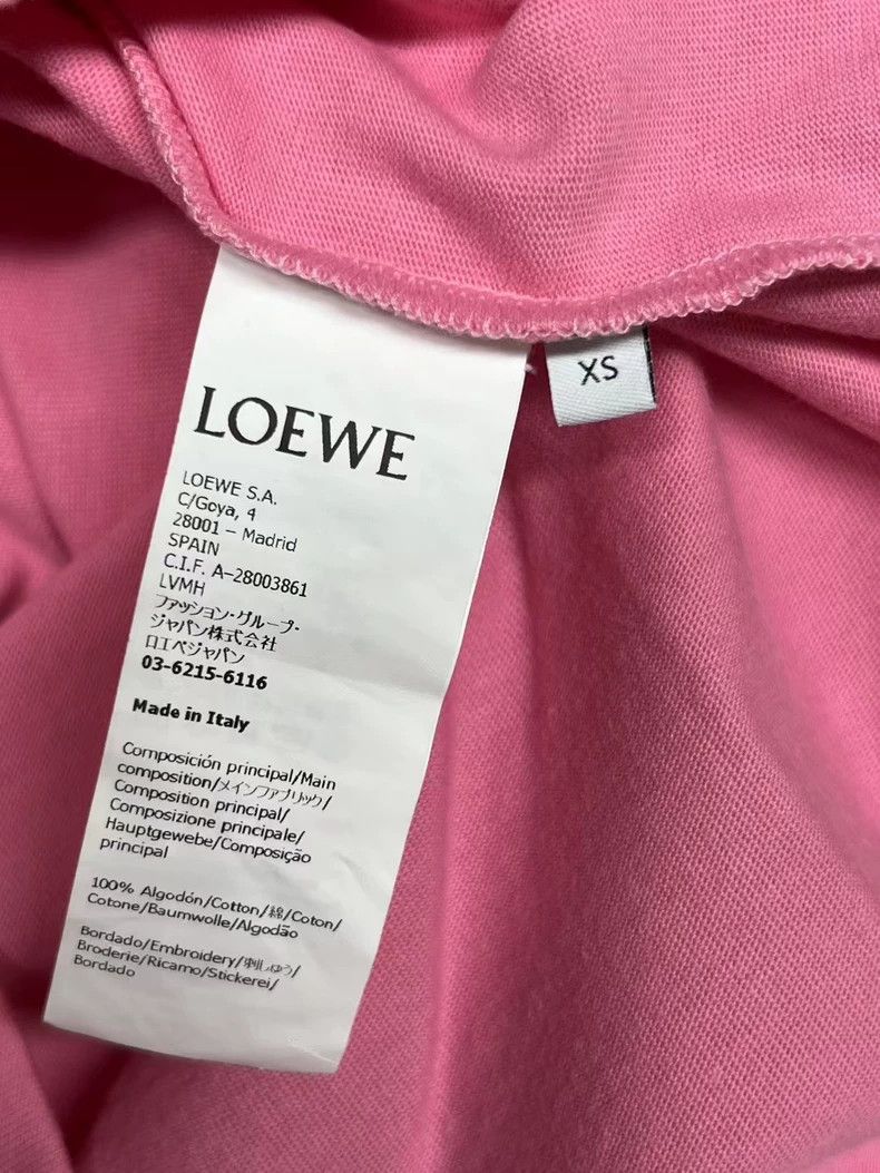 Loewe LOEWE Solid color large Logo short sleeve T-shirt Size XS / US 0-2 / IT 36-38 - 5 Thumbnail