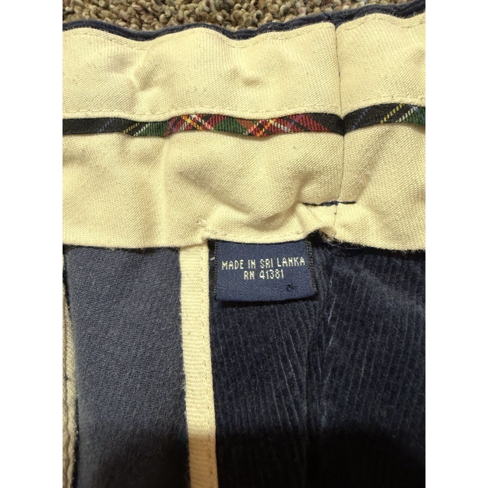 Ralph Lauren VINTAGE Ralph Lauren Polo Golf Pants Mens 38X32 Blue Corduroy Fairway Pleated Polo Pants Mens 38 Blue Corduroy Golf Pants Vintage Mens Size US M / EU 48-50 / 2 - 3 Thumbnail