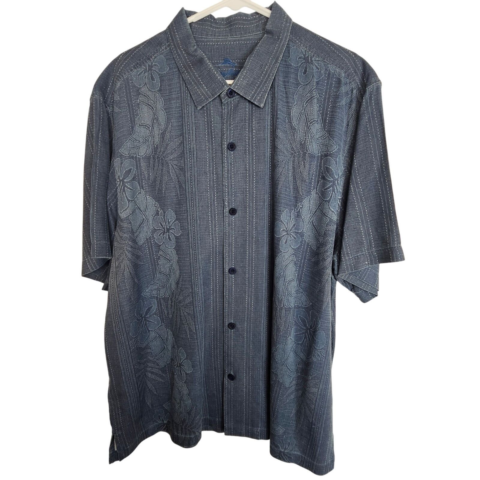 Tommy Bahama Tommy Bahama Men Silk Hawaiian Shirt XXL Floral Resortwear Size US L / EU 52-54 / 3 - 1 Thumbnail