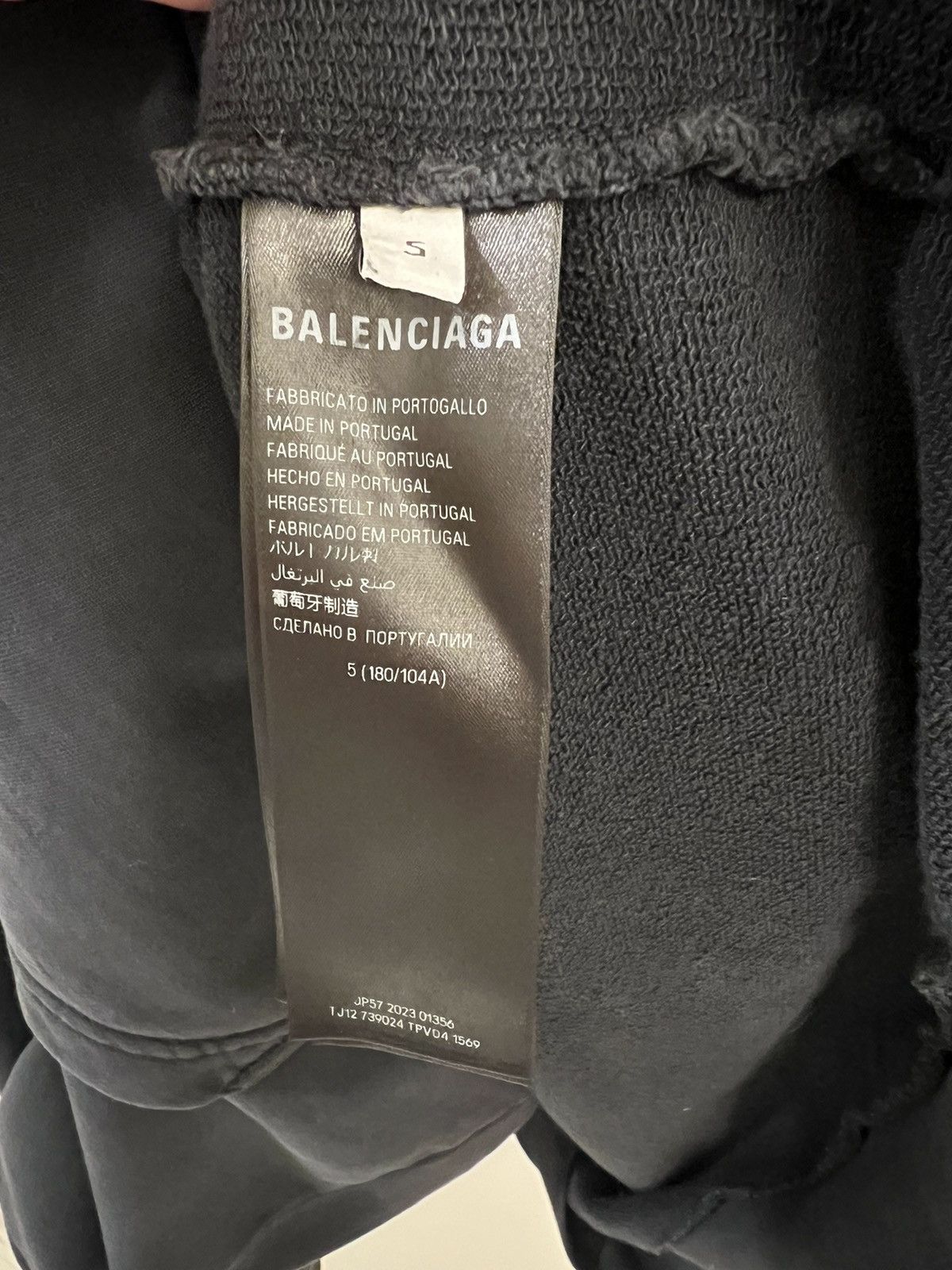 Balenciaga Balenciaga DIY Metal/Dark Wave Hoodie Size US XXL / EU 58 / 5 - 7 Thumbnail