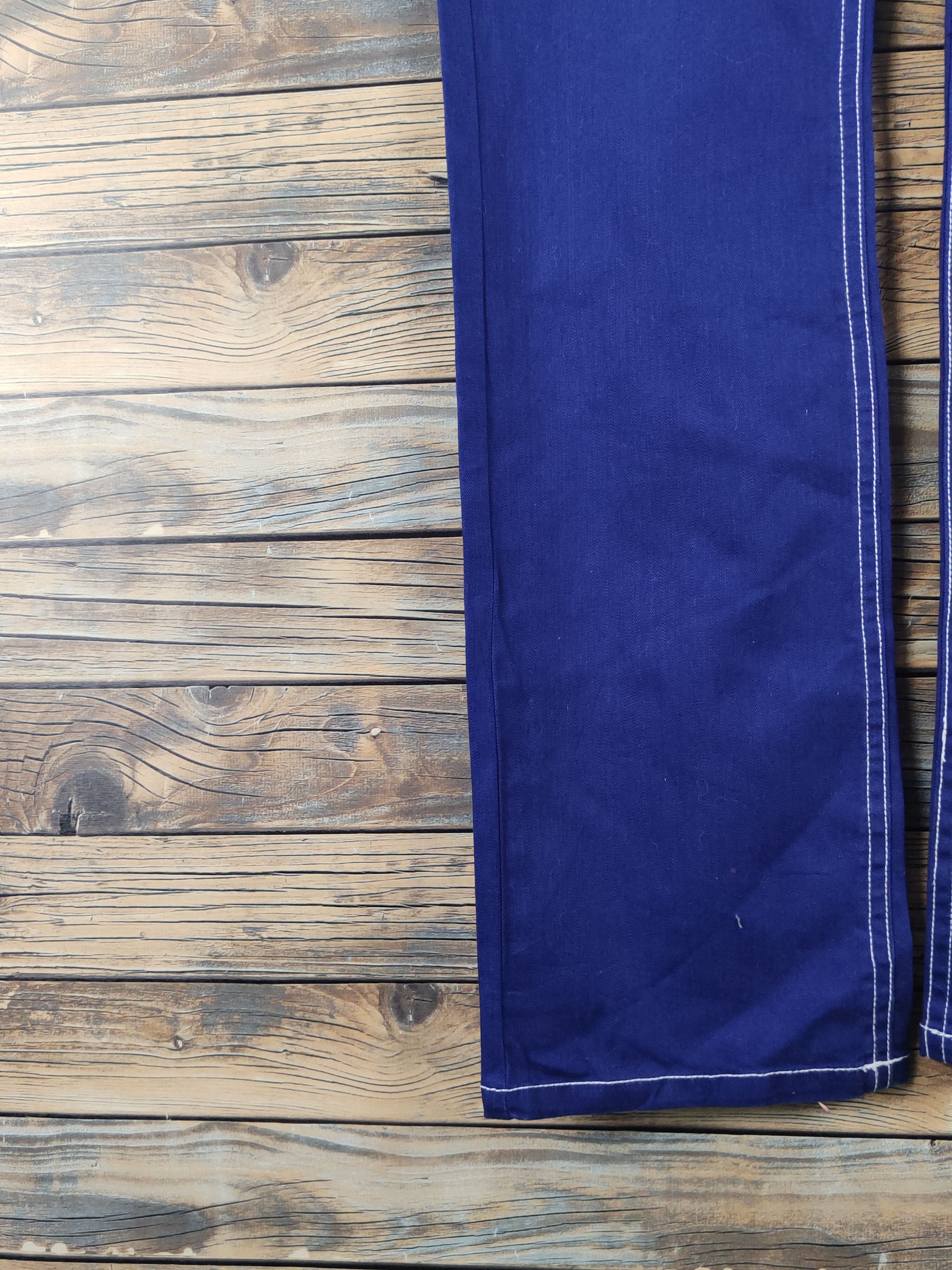 Japanese Brand × Vintage DL Japanese Brand Blue Suspender Pants #1084 Size 32" / US 10 / IT 46 - 7 Thumbnail