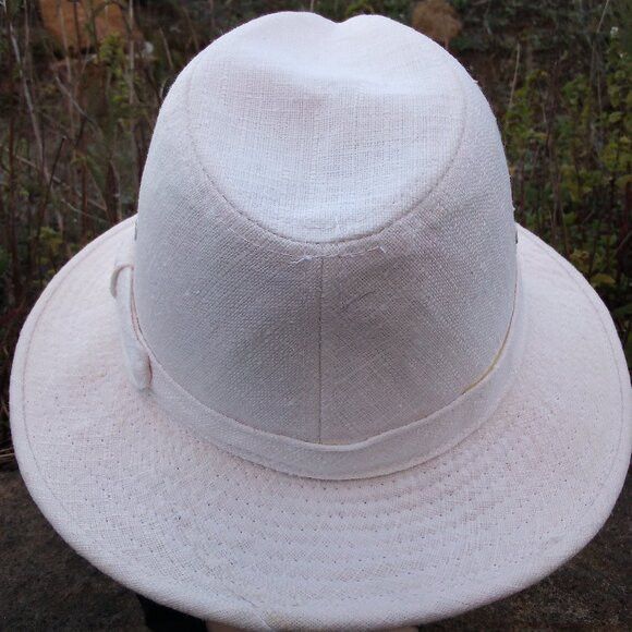 Vintage Vintage Youngan Fedora Hat White Size ONE SIZE - 3 Thumbnail