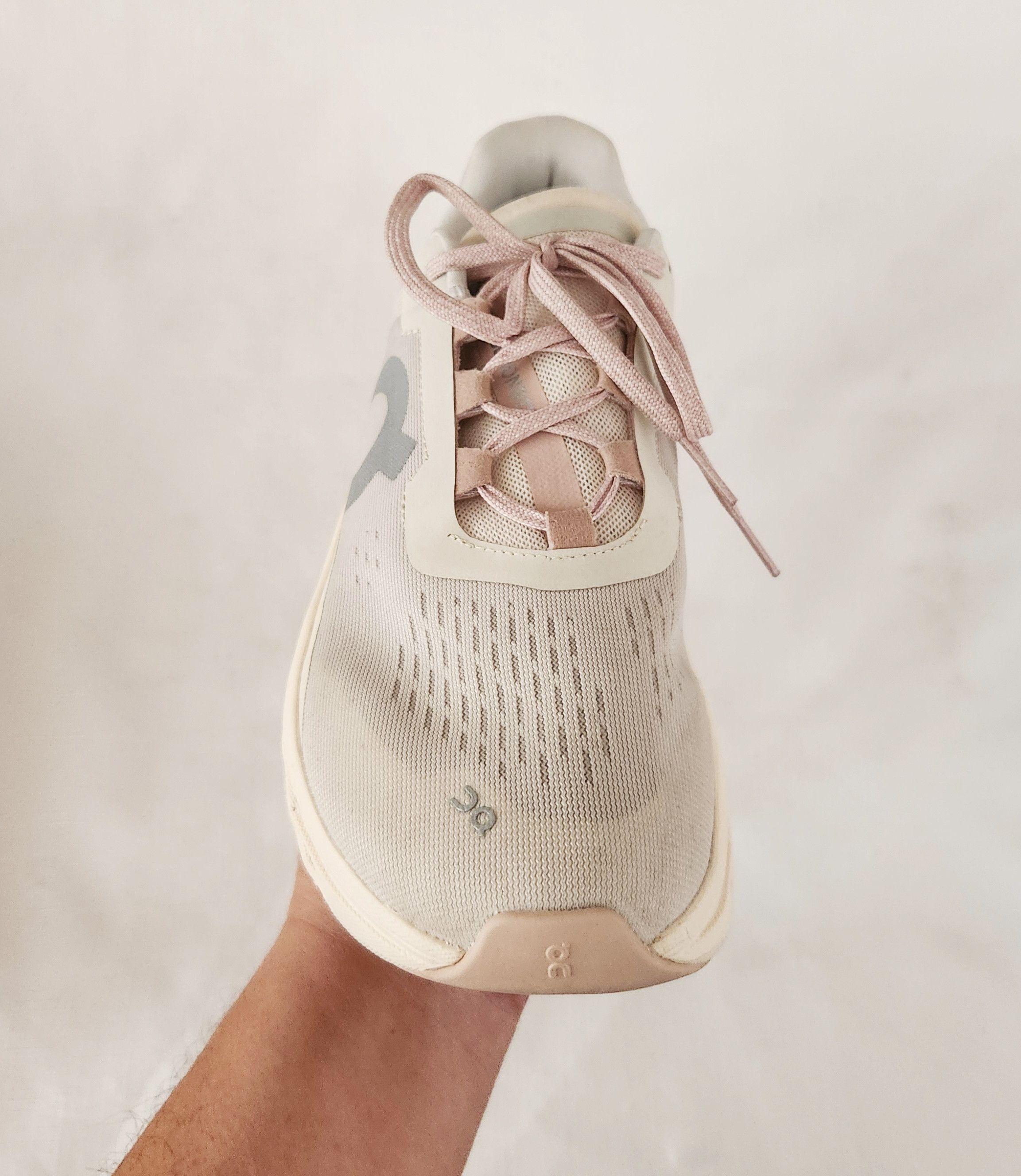 On On Running Women's Cloudmonster Shoes Moon Fawn pink SZ 9 Size US 9 / IT 39 - 2 Thumbnail