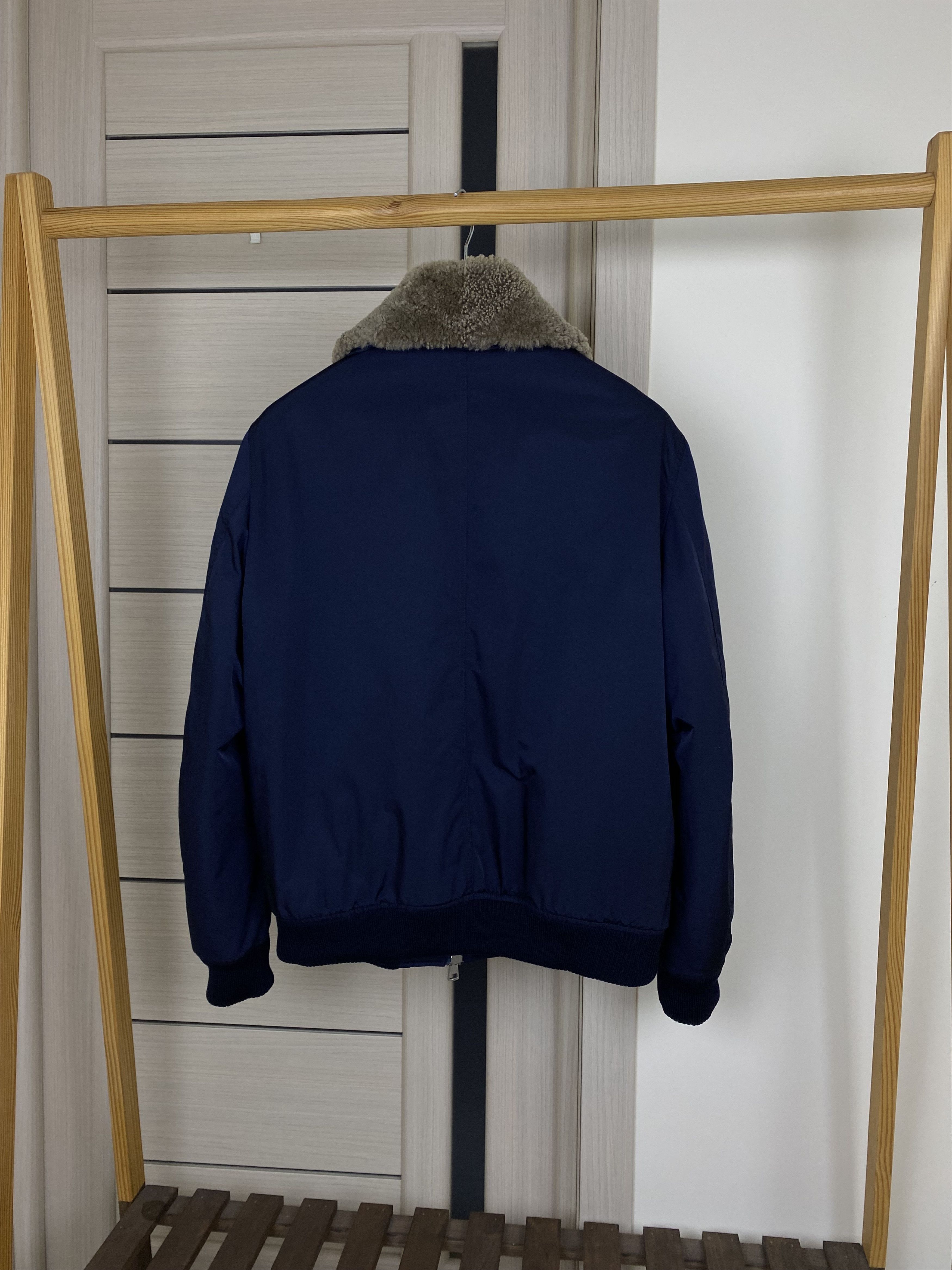 Gucci Rare vintage Gucci navy blue polyamide nylon bomber jacket Size US M / EU 48-50 / 2 - 2 Thumbnail