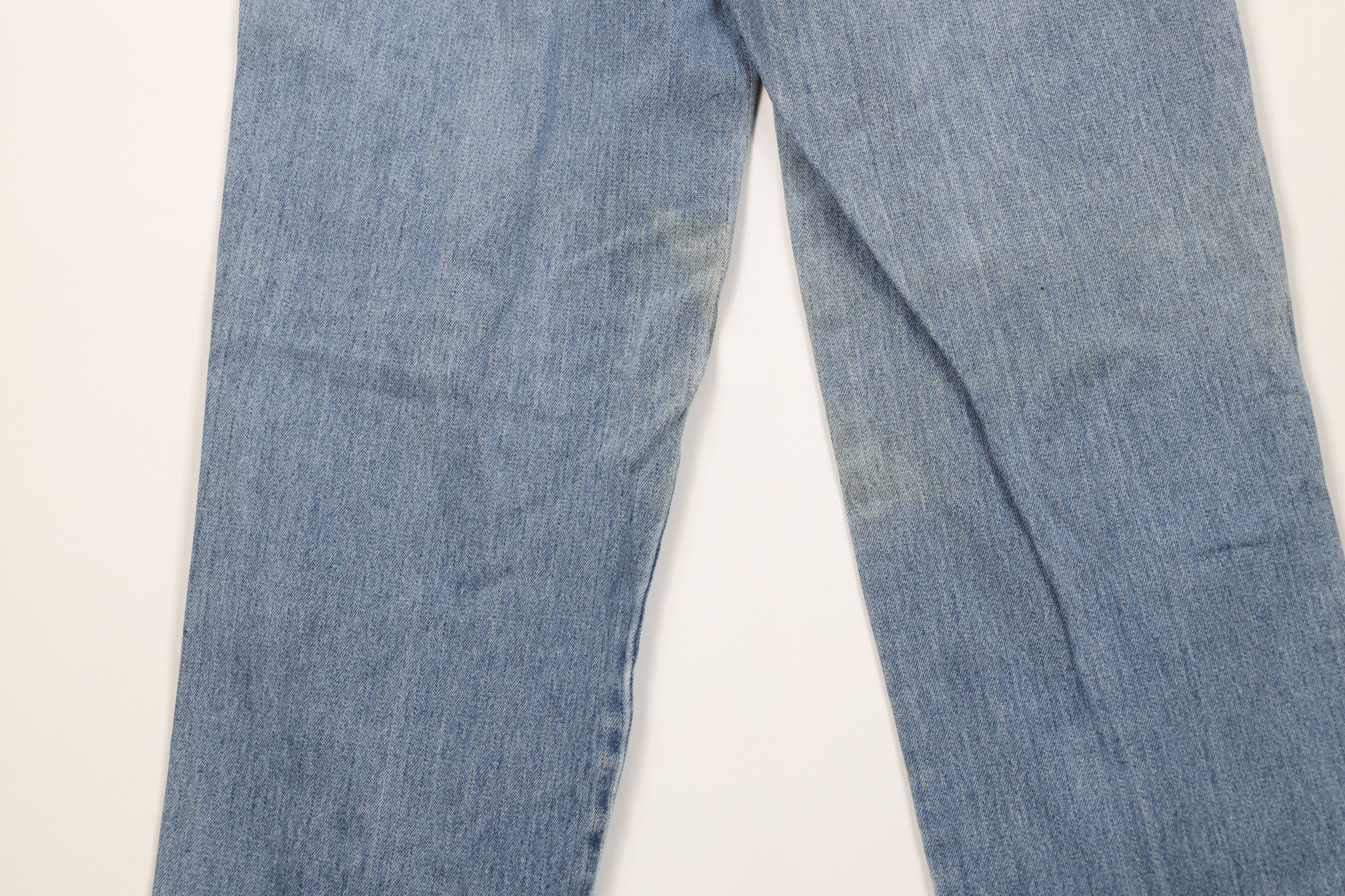 Vintage Vintage 90s Streetwear Striped Straight Leg Denim Jeans Size 32" / US 10 / IT 46 - 14 Thumbnail