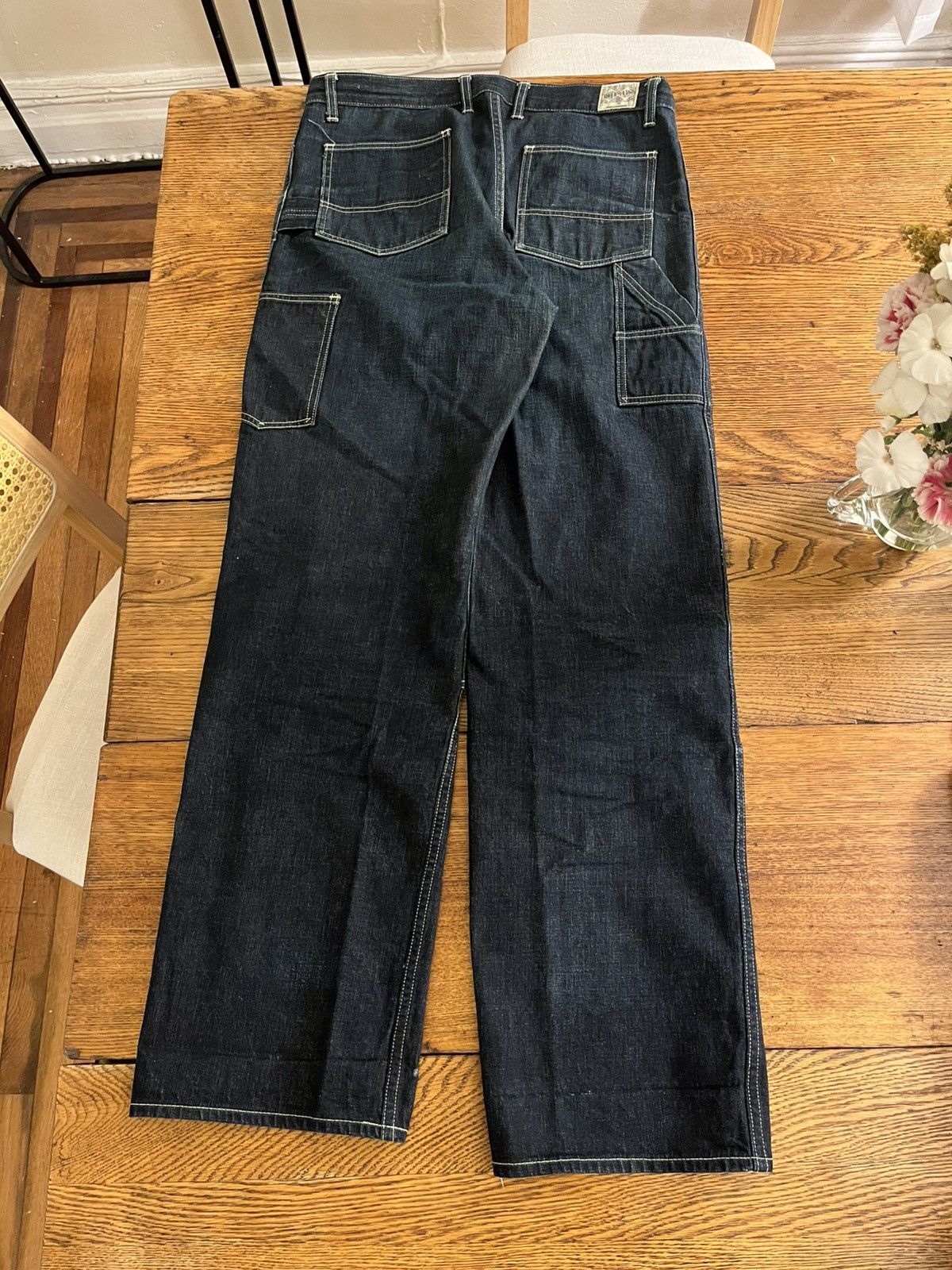 The Real McCoy's The Real McCoy’s 8 Hour Union Double Knee Denim Trousers Size US 32 / EU 48 - 2 Thumbnail