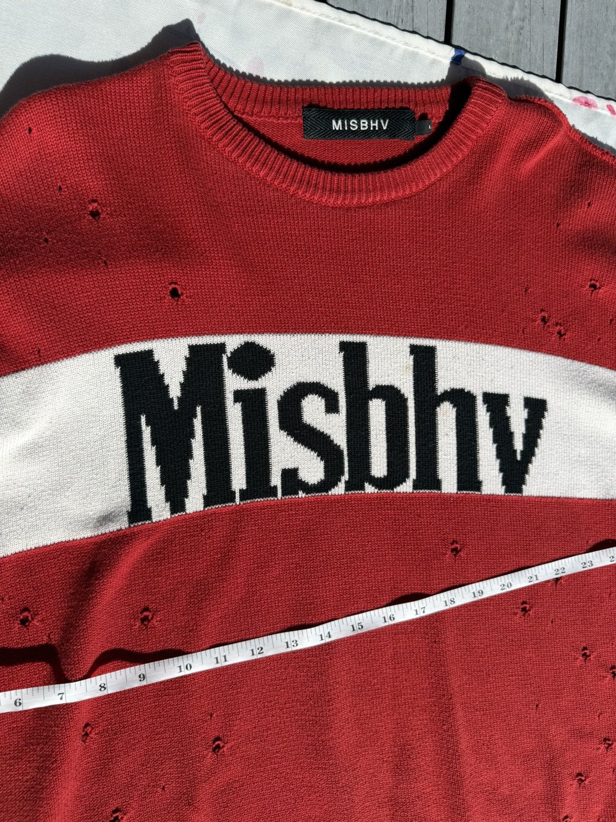 Misbhv Misbhv Marlboro Red Sweater Size US L / EU 52-54 / 3 - 4 Thumbnail