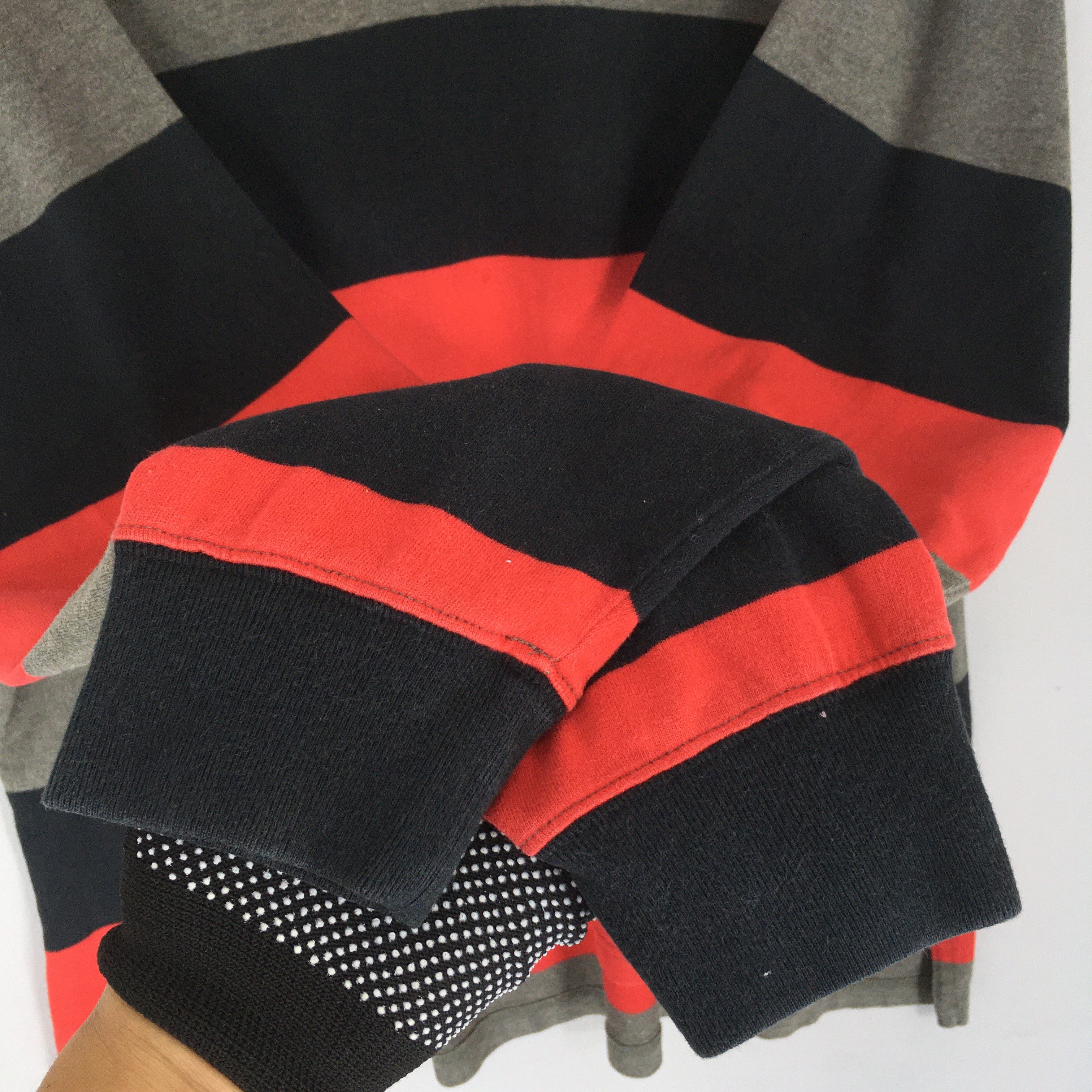 Polo Ralph Lauren Vintage Polo Ralph Lauren Stripes Rugby Shirt Large Size US L / EU 52-54 / 3 - 4 Thumbnail