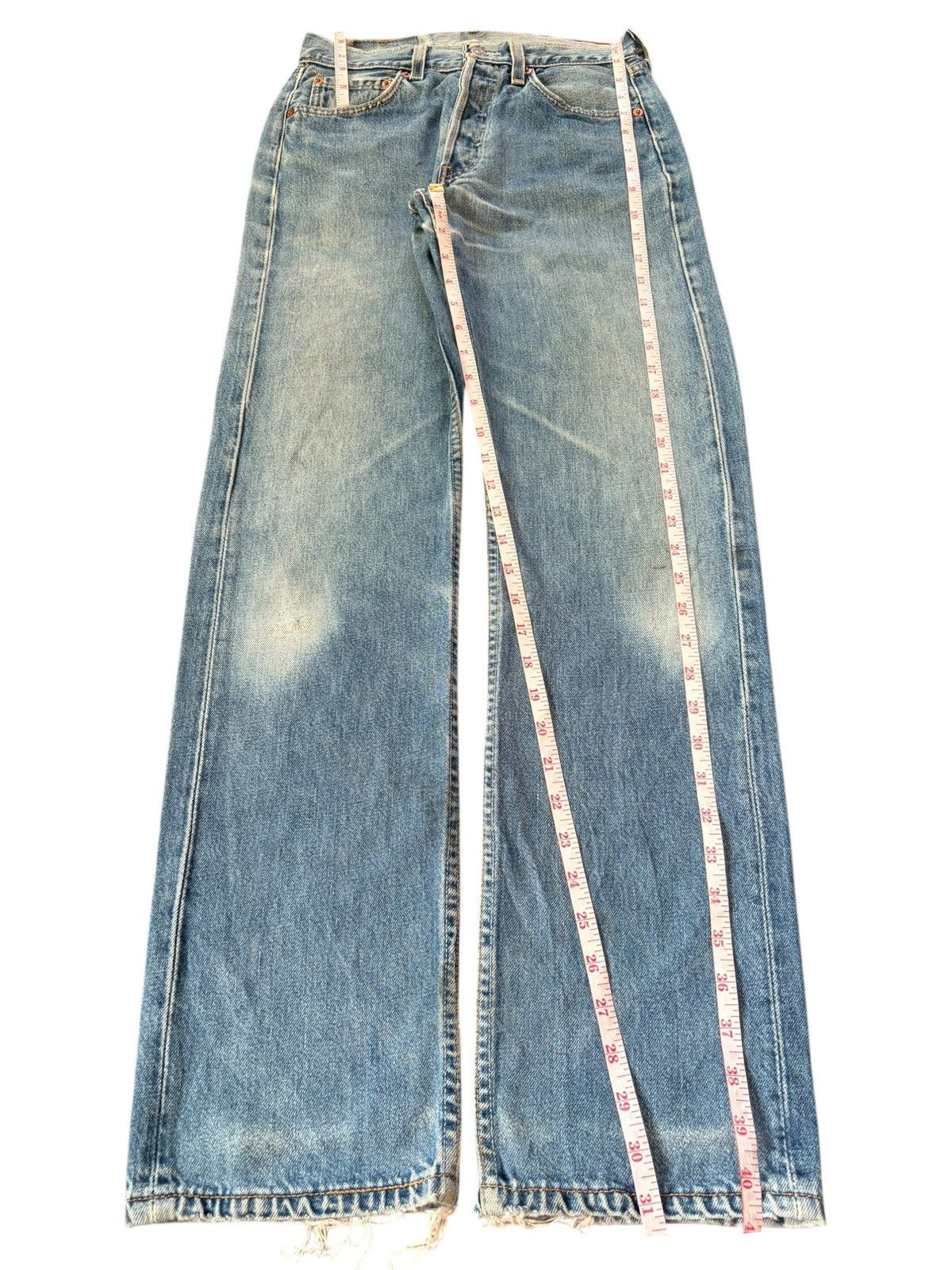 Levi's Vintage 90s Levis 501 Faded Wash Distressed Jeans Size US 26 / EU 42 - 7 Thumbnail