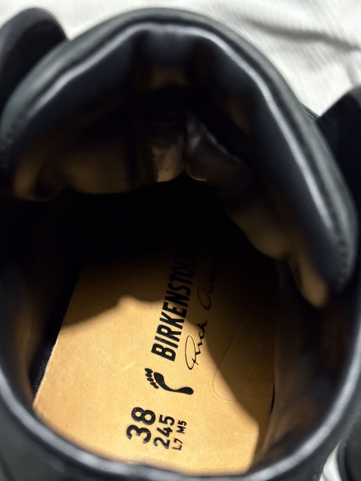 Birkenstock × Rick Owens 6.5 Rick Owens Birkenstock Hancock Rotterhiker leather boots Size US 6.5 / EU 39-40 - 9 Thumbnail