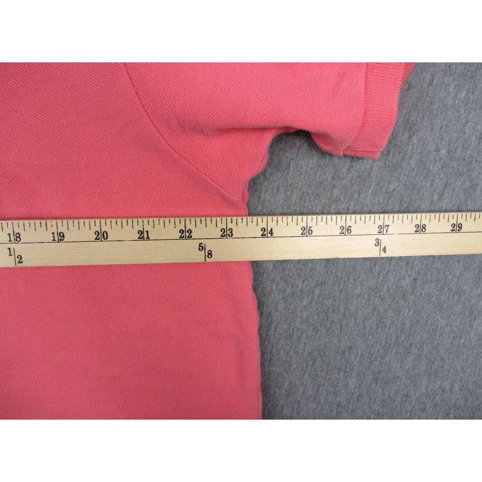 J.Crew J.Crew Polo Shirt Mens Large Pink 100% Cotton Short Sleeve Oarsman Pique Polo Shirt Size US L / EU 52-54 / 3 - 6 Thumbnail