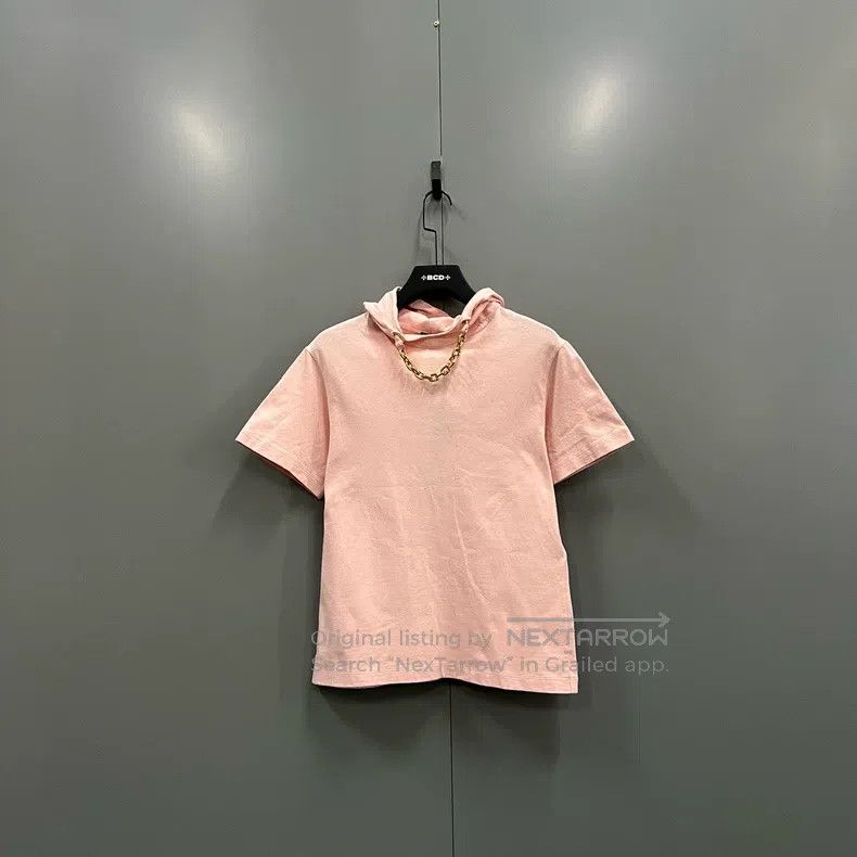 Louis Vuitton Louis Vuitton Pink Chain Hooded Short Sleeve Size US M / EU 48-50 / 2 - 1 Thumbnail