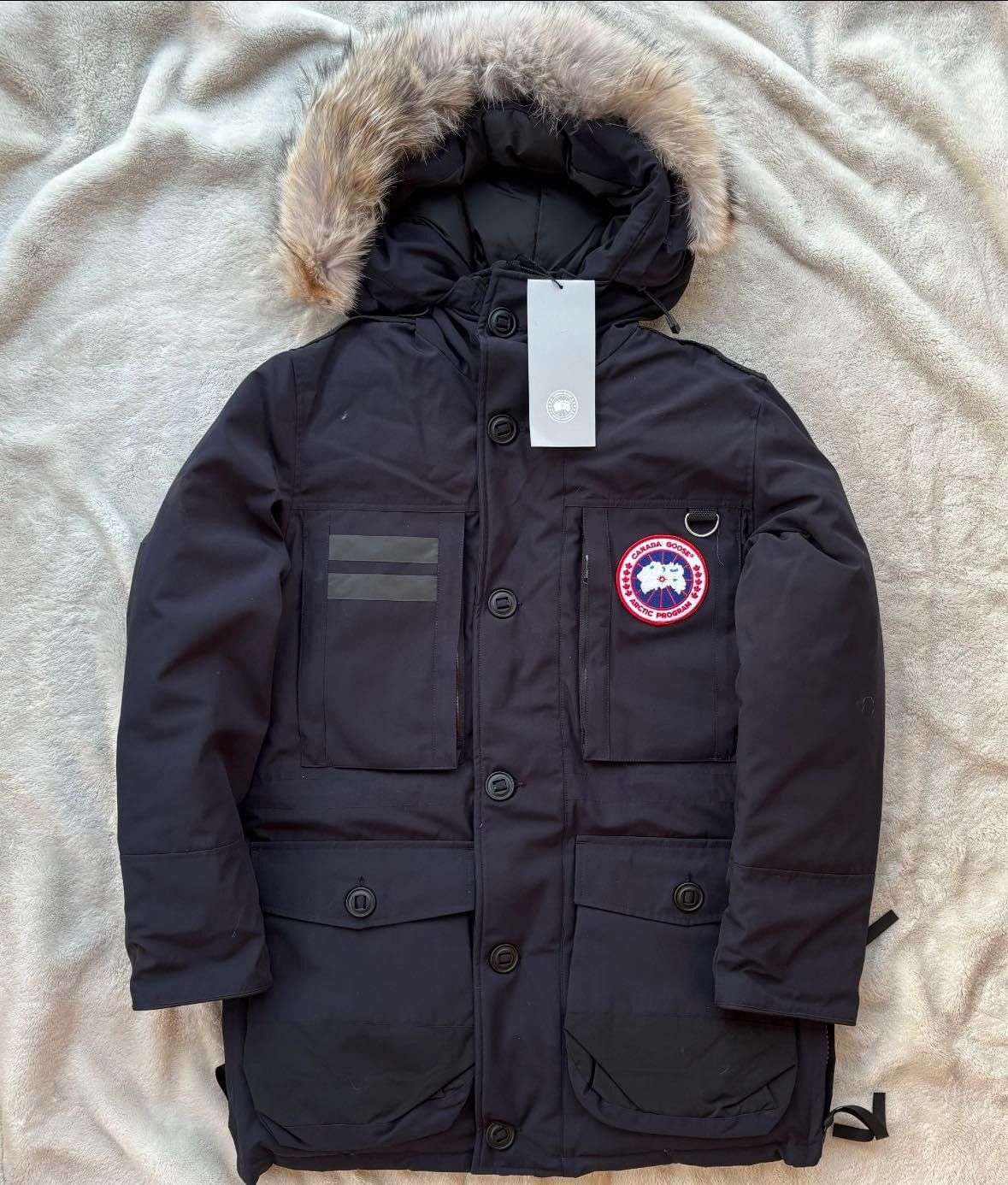 Canada Goose Canada Goose Navy Macculloch Fur Parkas Size US M / EU 48-50 / 2 - 1 Thumbnail