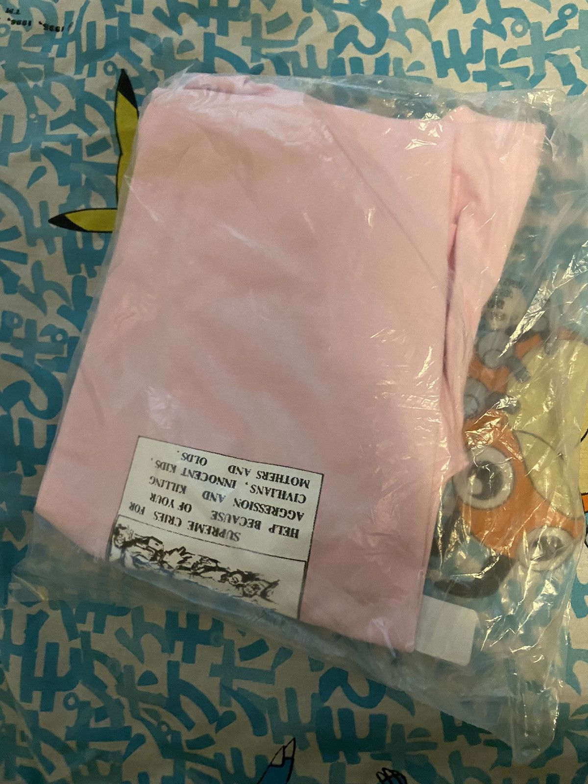 Supreme Supreme Liberty Tee Light Pink Size Large Size US L / EU 52-54 / 3 - 6 Thumbnail