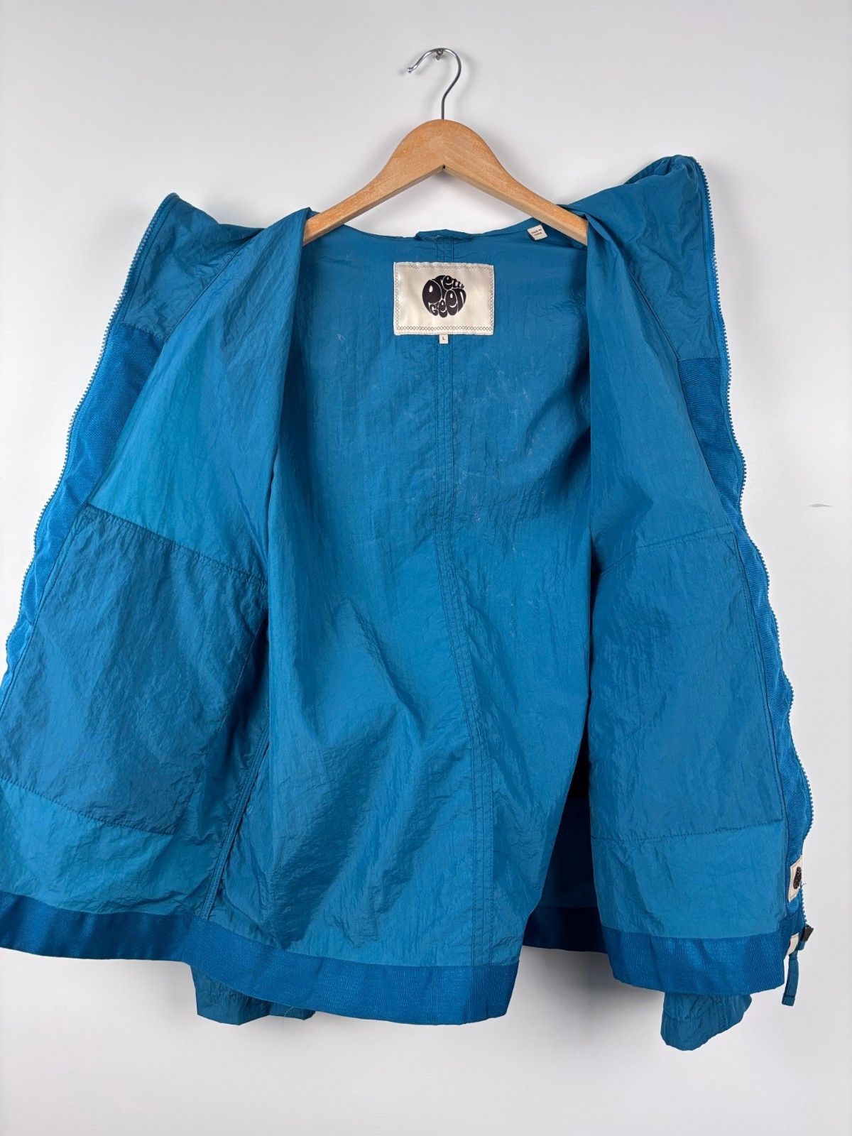 Pretty Green Pretty Green Hooded Windbreaker Nylon Lightweight Jacket L Size US L / EU 52-54 / 3 - 8 Thumbnail
