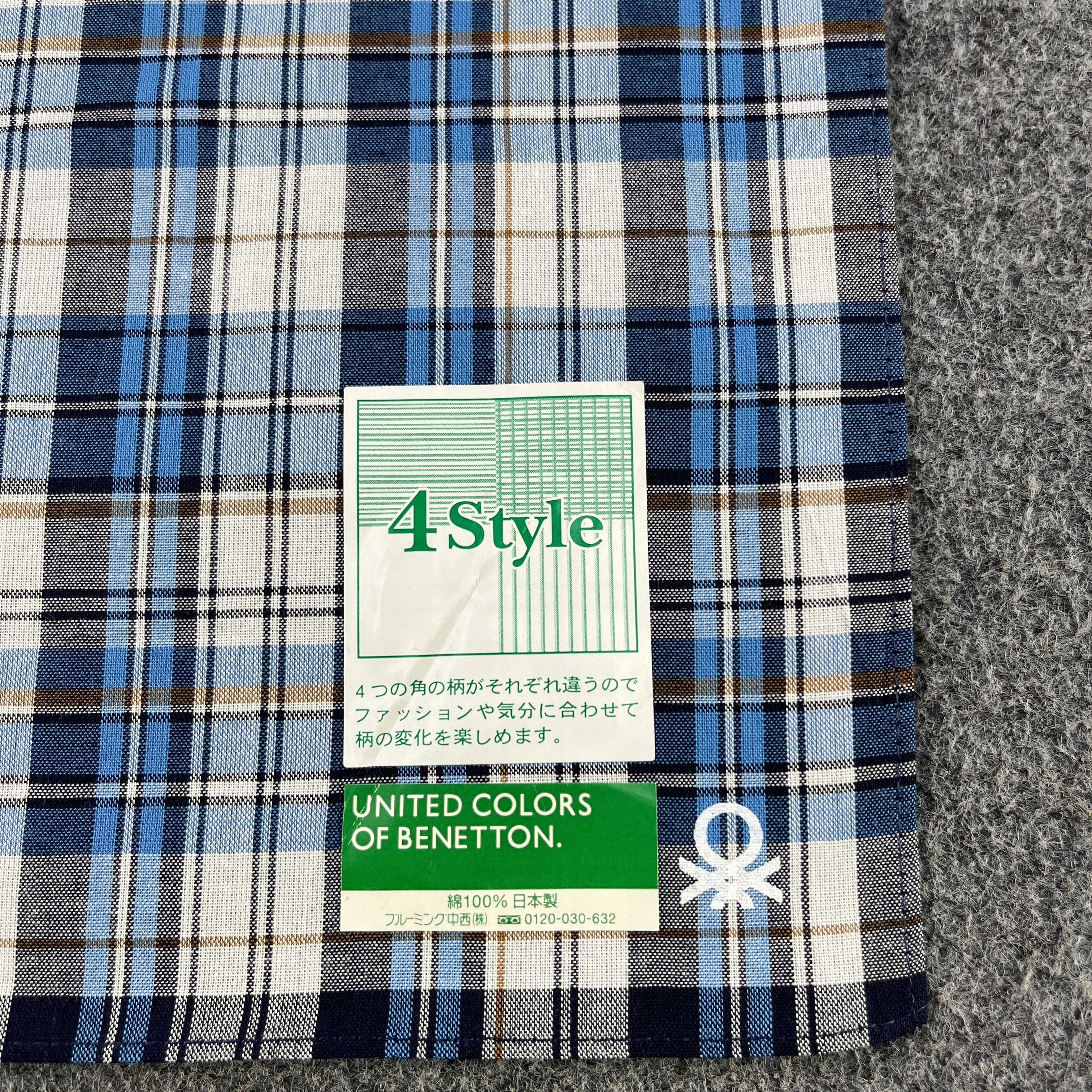 United Colors Of Benetton United Colors Of Benetton Handkerchief Bandana B091 Size ONE SIZE - 4 Thumbnail
