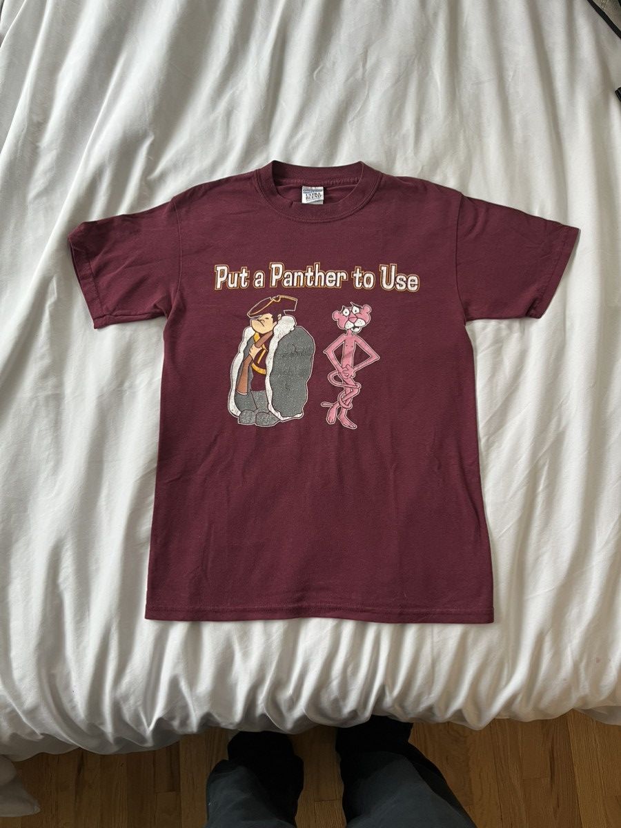 Gildan Raiders x Pink Panther “Put a Panther to Use” Vintage Tee Size US S / EU 44-46 / 1 - 1 Thumbnail