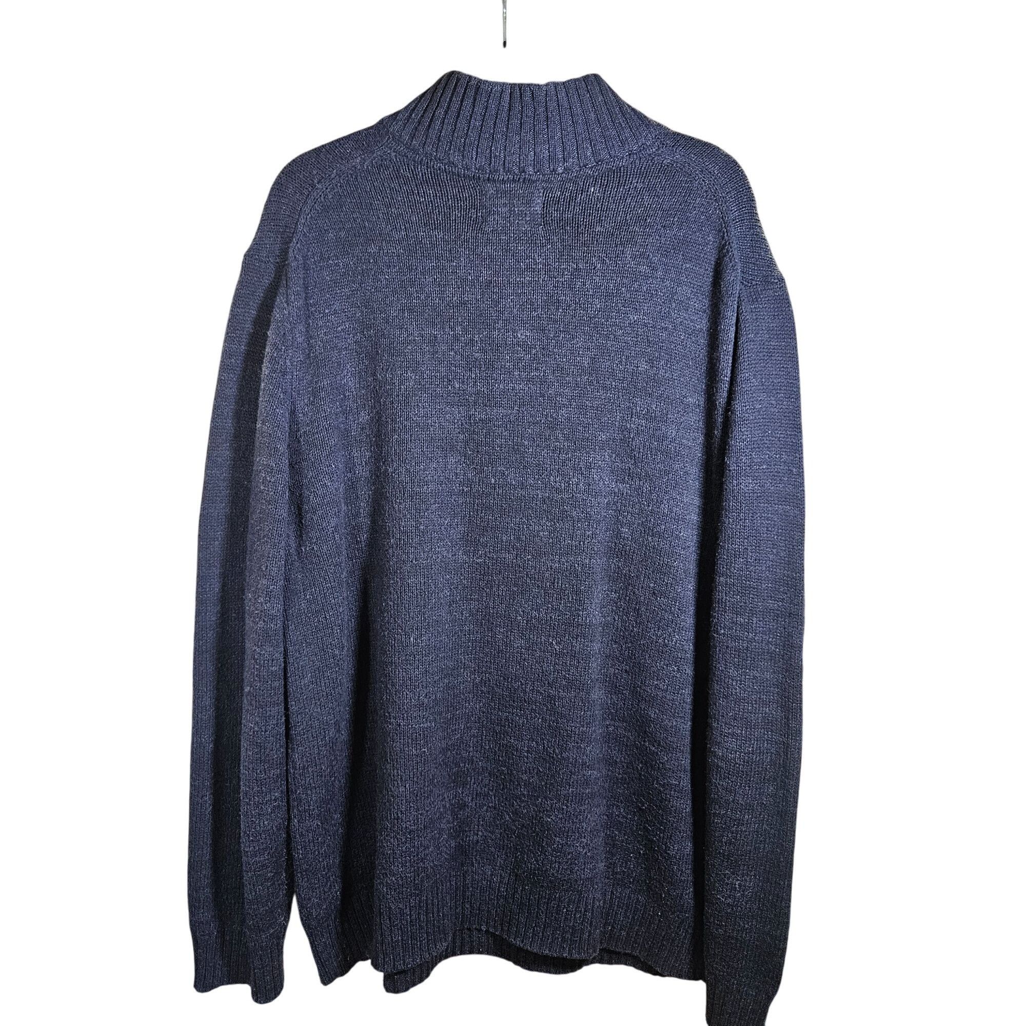 Old Navy Men Blue Ribbed Sweater XL Cozy Grandpacore Fall Layering Da Size US XL / EU 56 / 4 - 3 Thumbnail