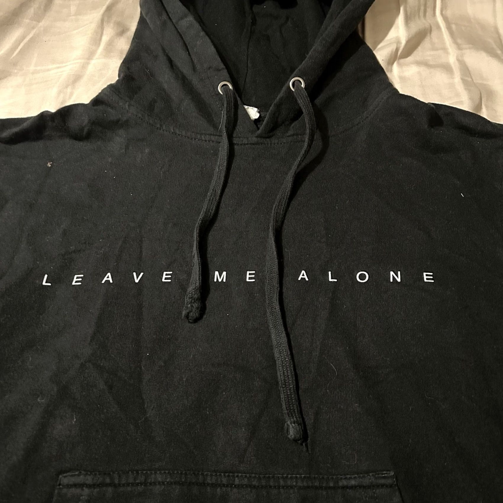 Vintage NF Leave Me Alone Concert Tour Hoodie Size S Black Mens Size US S / EU 44-46 / 1 - 3 Thumbnail