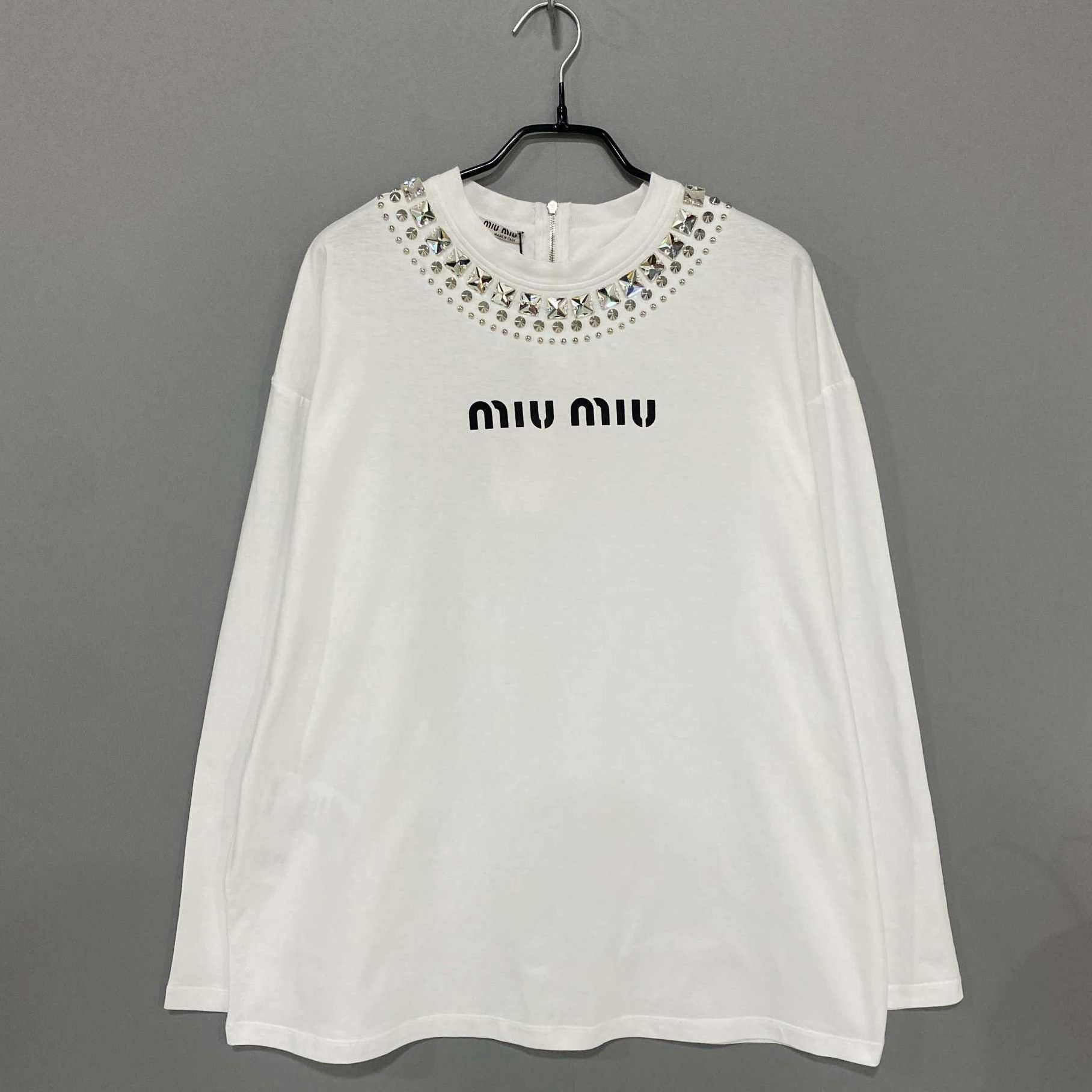 Miu Miu Miu Miu Retro T-Shirt XS Women Size XS / US 0-2 / IT 36-38 - 1 Thumbnail