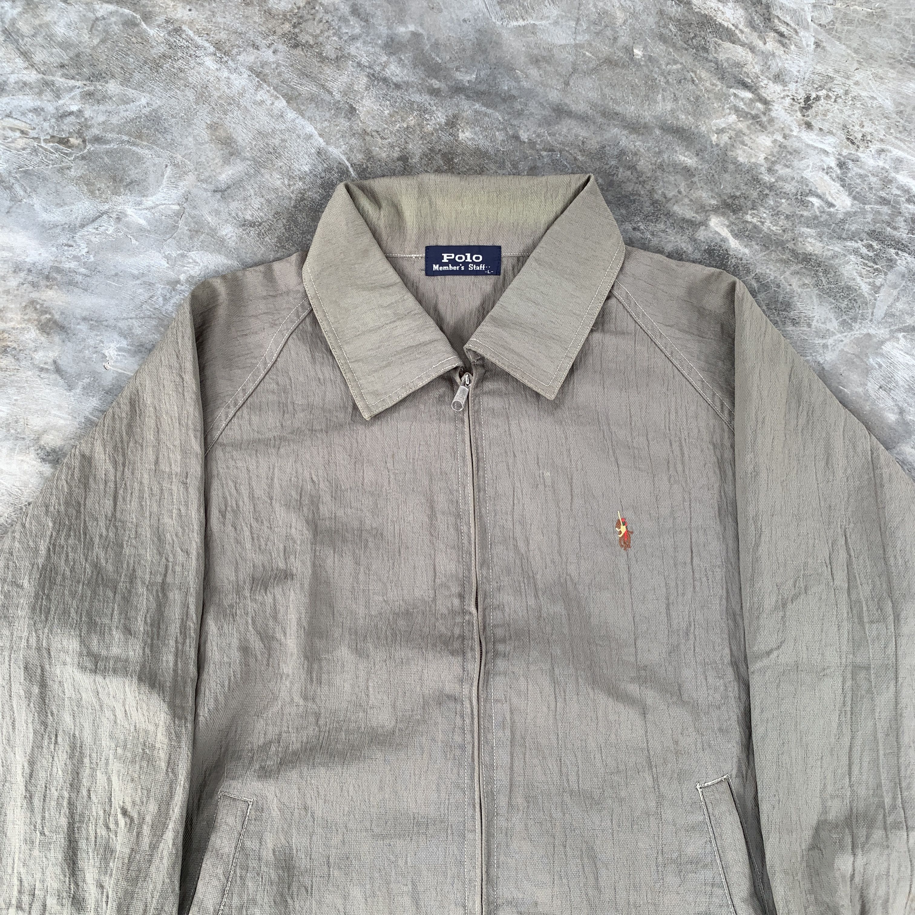 Polo Ralph Lauren Vintage Polo Member Staff Jacket Size US L / EU 52-54 / 3 - 2 Thumbnail