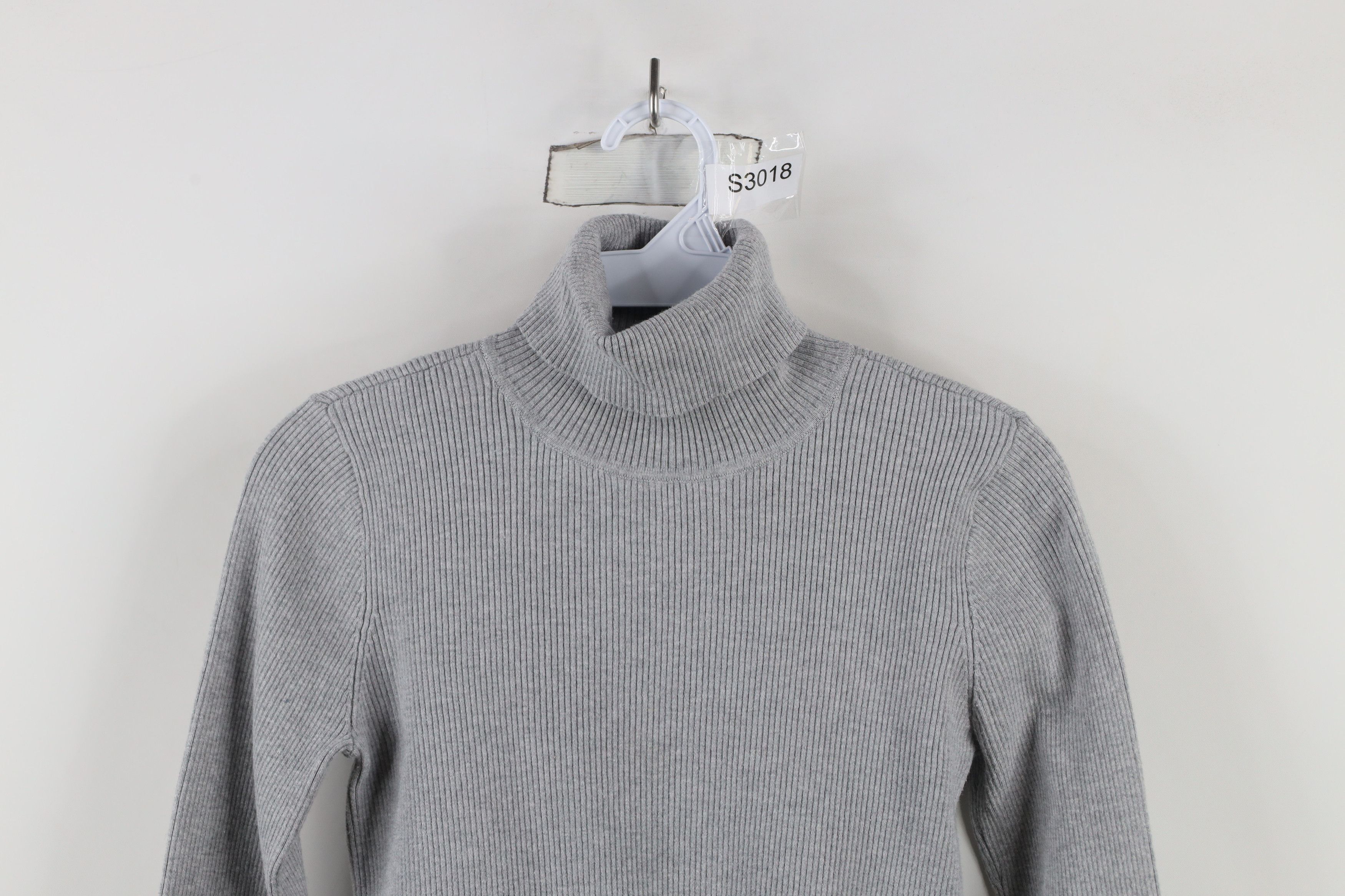 Ralph Lauren × Vintage Vintage 90s Ralph Lauren Ribbed Knit Turtleneck Sweater Size M / US 6-8 / IT 42-44 - 2 Thumbnail