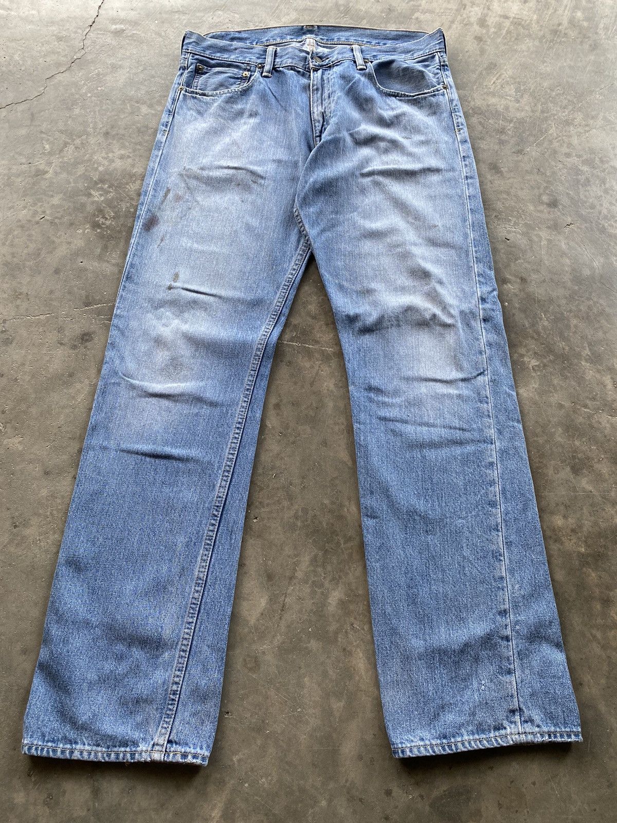 Polo Ralph Lauren Vintage Polo Ralph Lauren Denim Distressed 34x34 Size US 34 / EU 50 - 1 Thumbnail